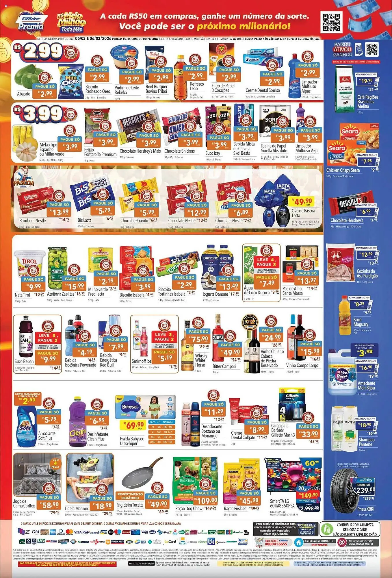 Encarte de Catálogo Supermercados Condor 6 de março até 6 de março 2026 - Pagina 2