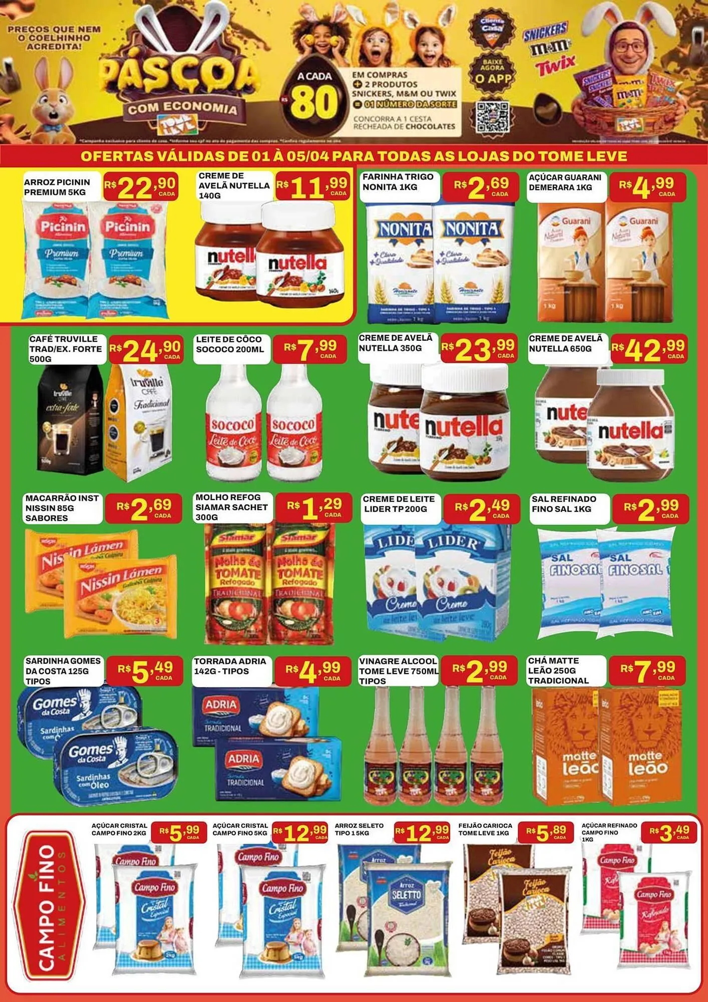 Encarte de Catálogo Tome Leve 3 de abril até 3 de abril 2026 - Pagina 3