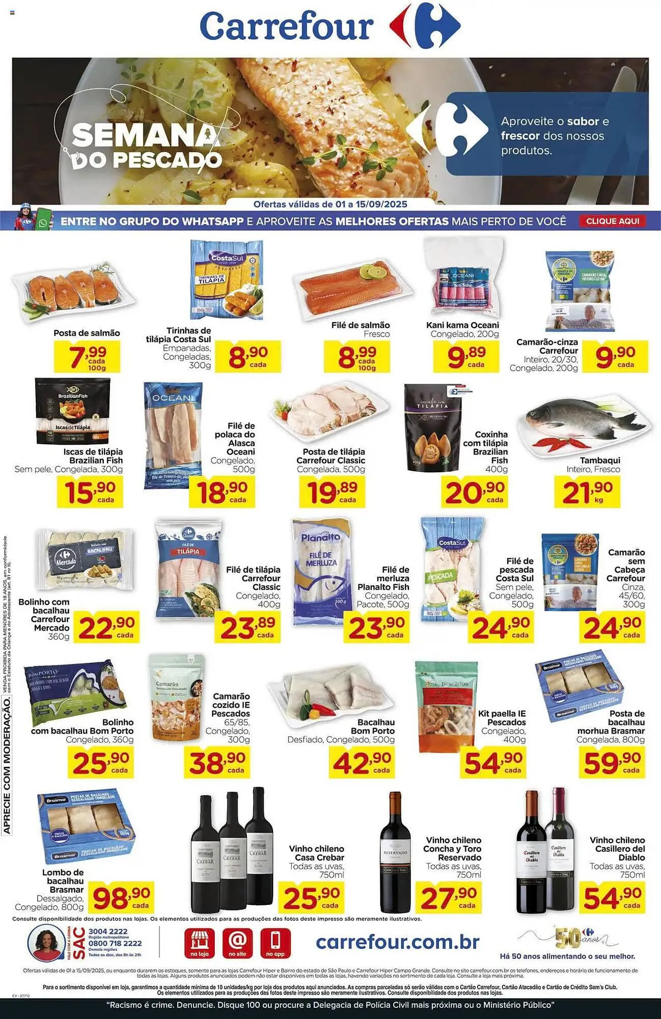 Encarte de Folheto Carrefour 1 de setembro até 16 de setembro 2025 - Pagina 1