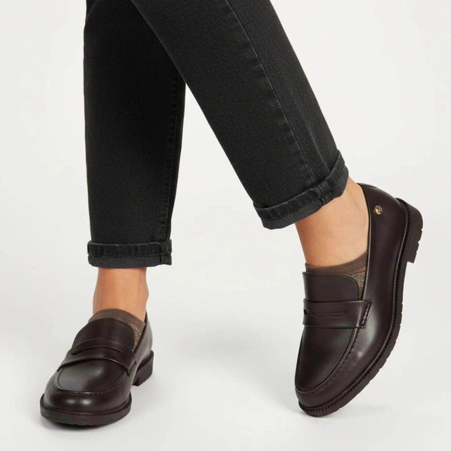 Sapatilha Mocassim Feminino Via Uno Preto