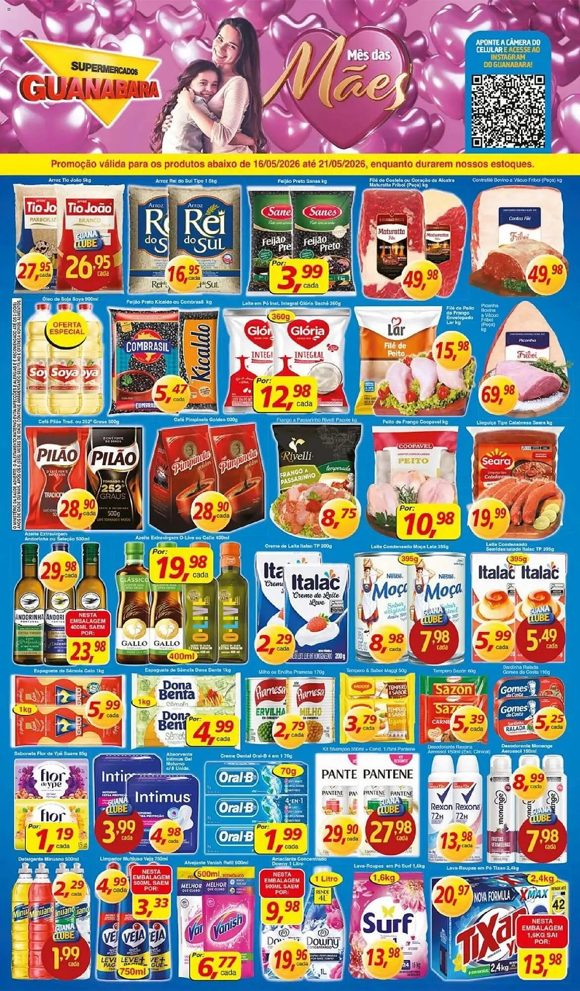 Encarte de Encarte Supermercados Guanabara 16 de maio até 21 de maio 2026 - Pagina 1