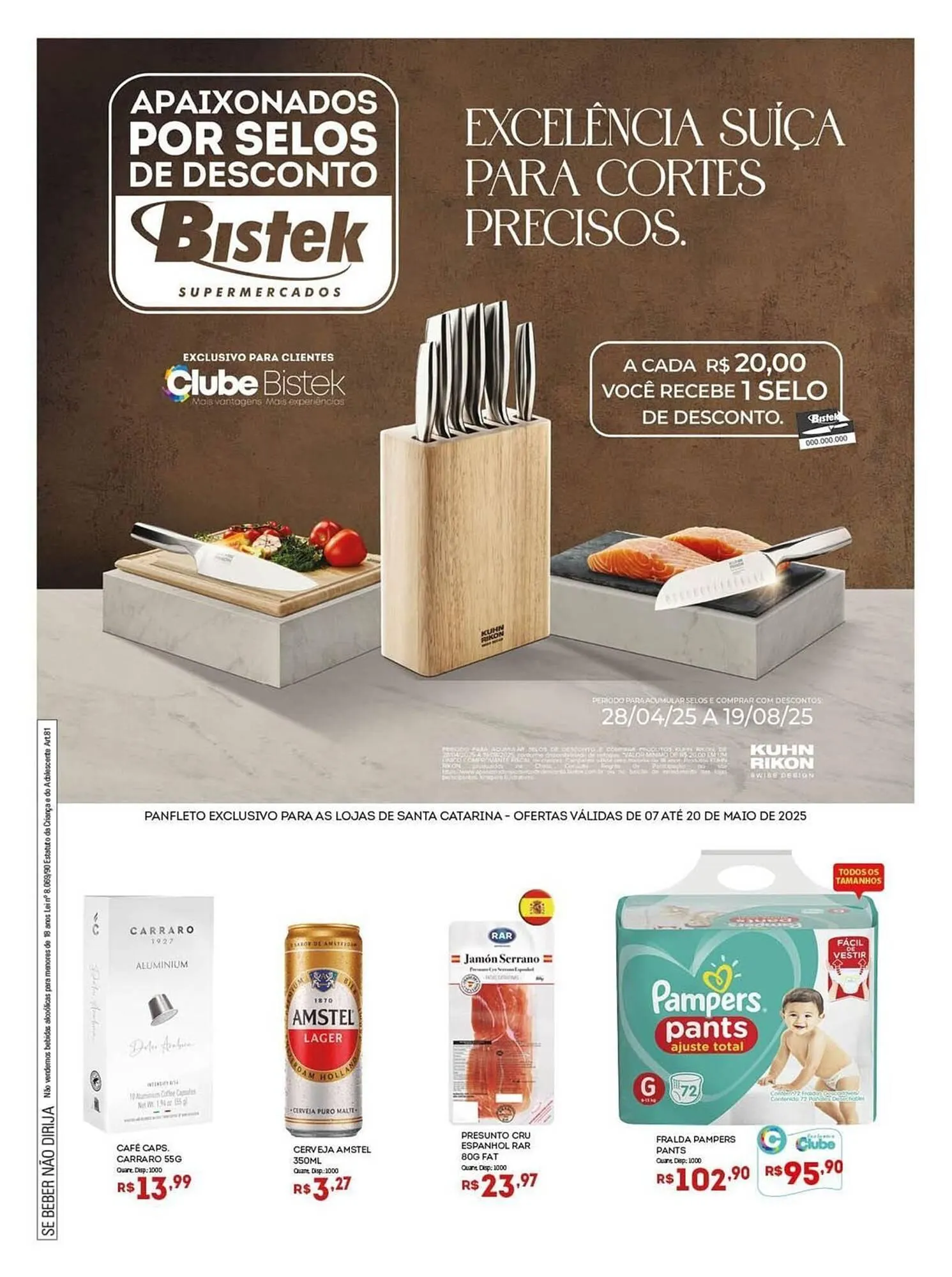 Encarte de Catálogo Bistek Supermercados 9 de maio até 20 de maio 2025 - Pagina 1
