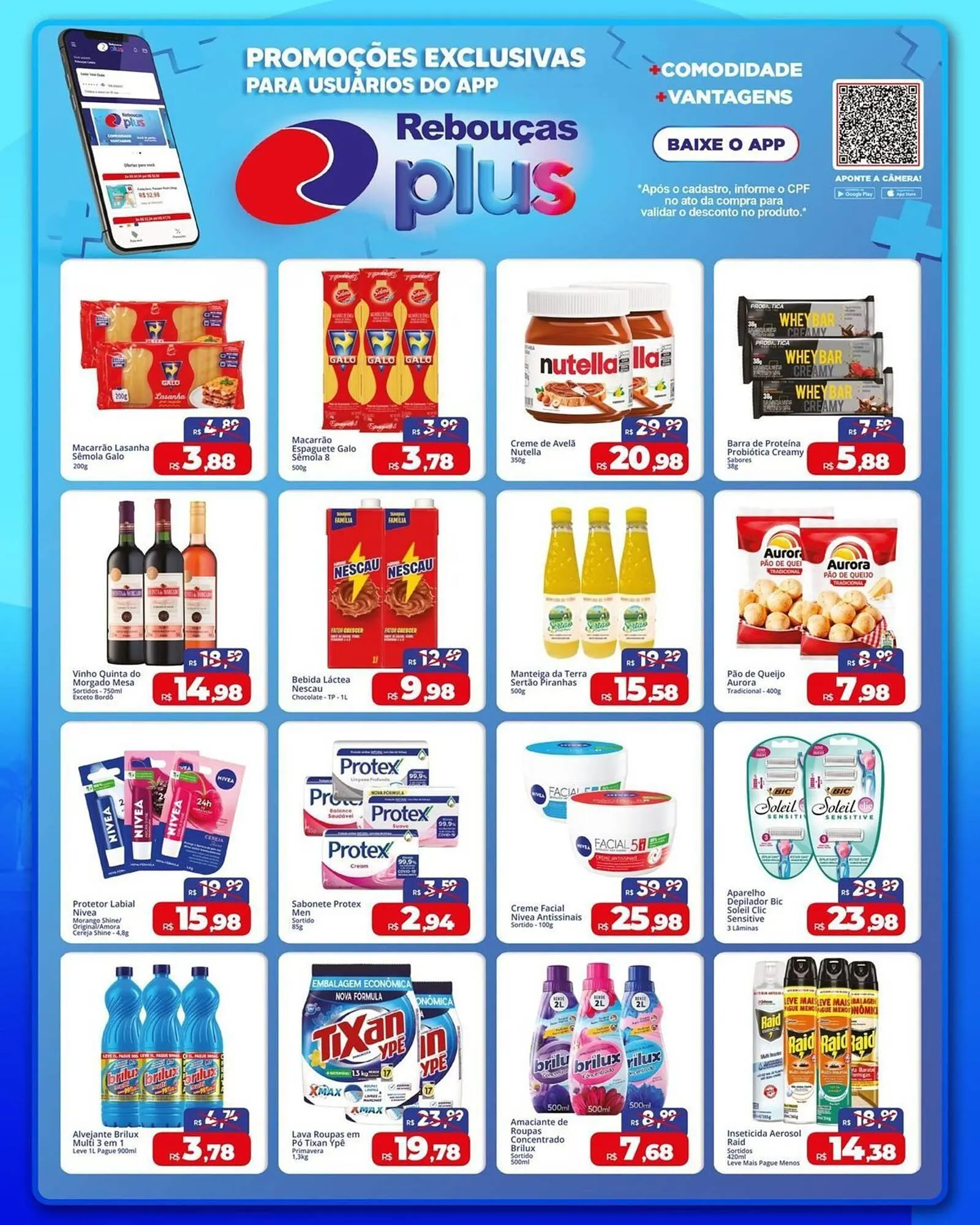 Encarte de Catálogo Rebouças Supermercados 17 de julho até 20 de julho 2025 - Pagina 1