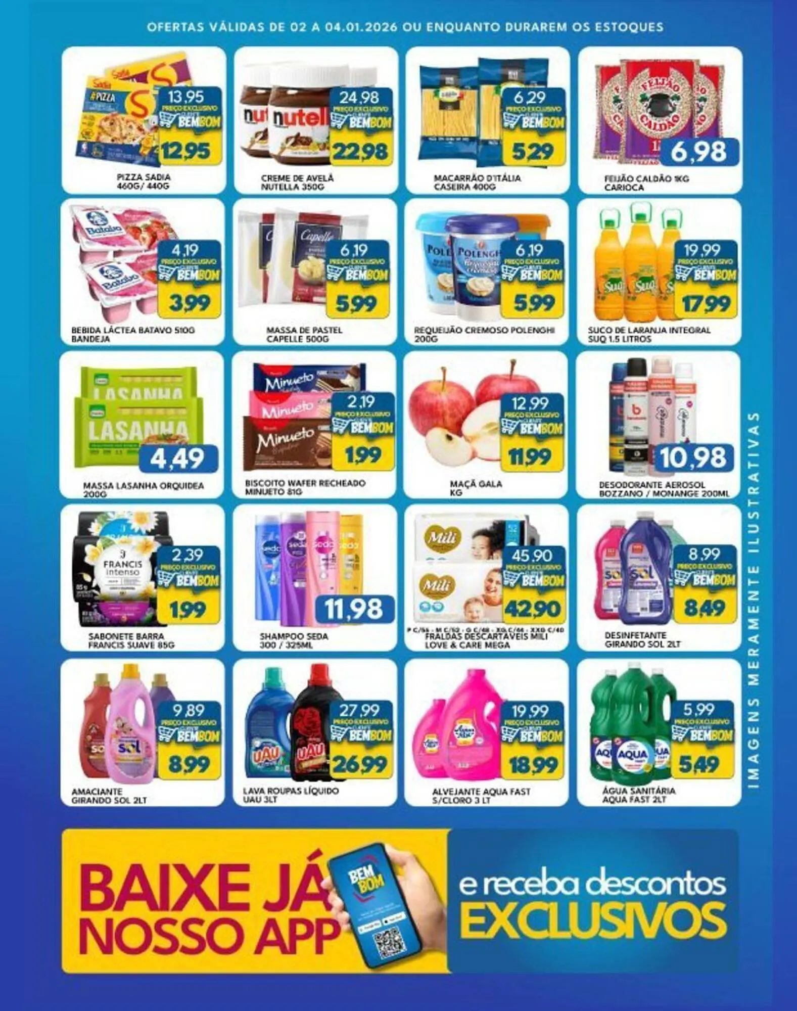 Encarte de Catálogo Rancho Bom Supermercados 2 de janeiro até 4 de janeiro 2026 - Pagina 1