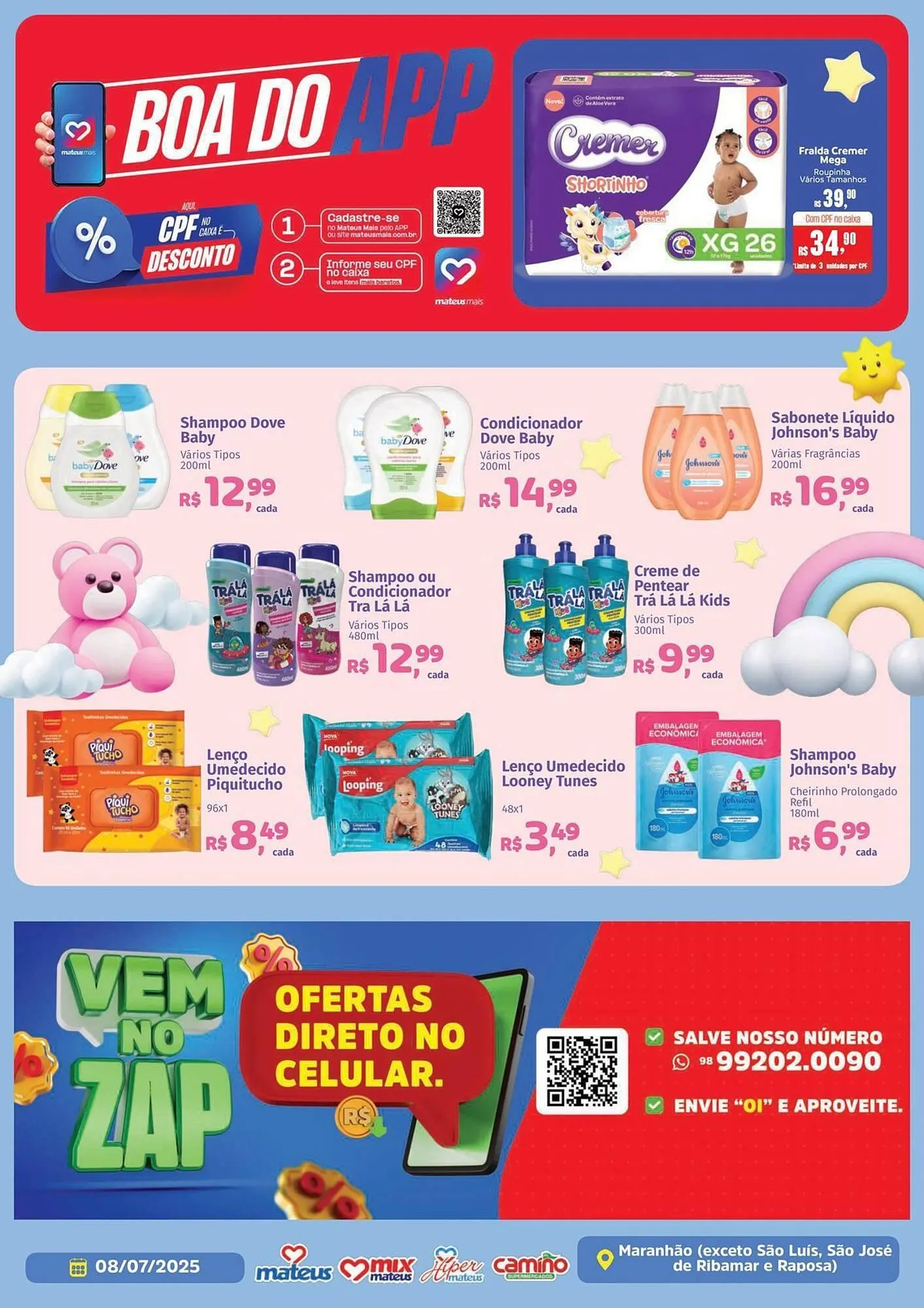 Encarte de Catálogo Supermercados Mateus 7 de agosto até 7 de agosto 2025 - Pagina 2