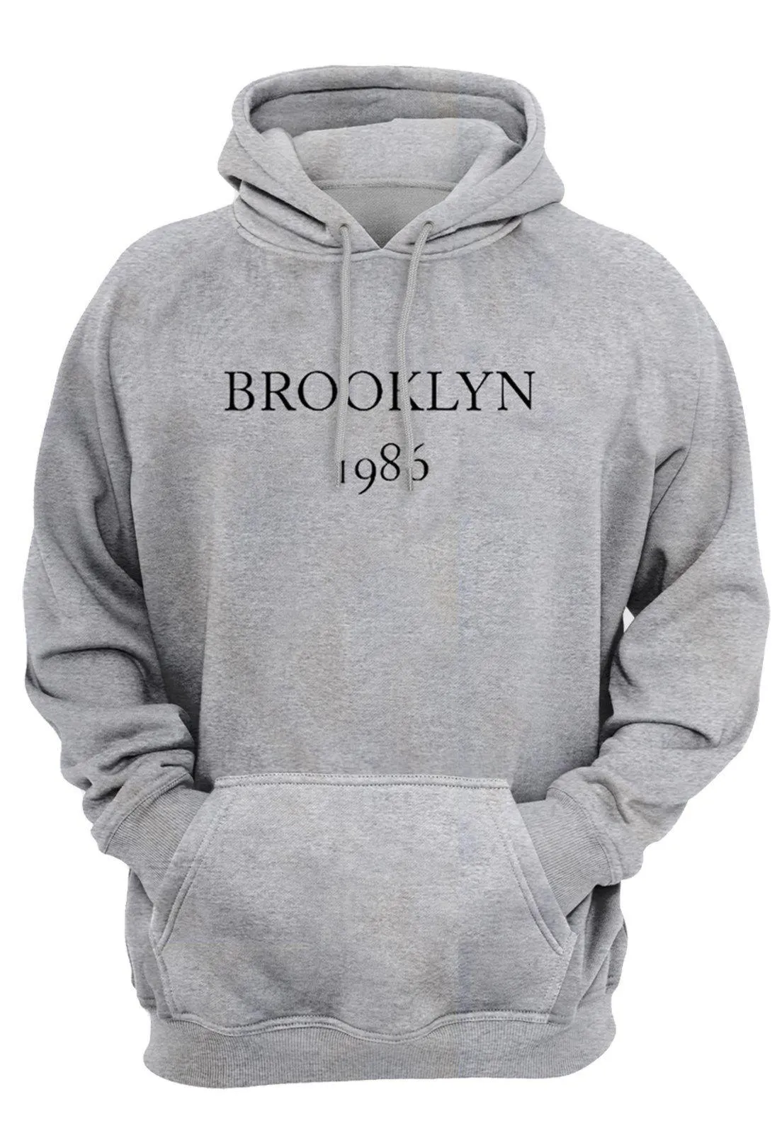 Moletom Flanelado Unissex Casaco Blusa de Frio com Capuz Cinza