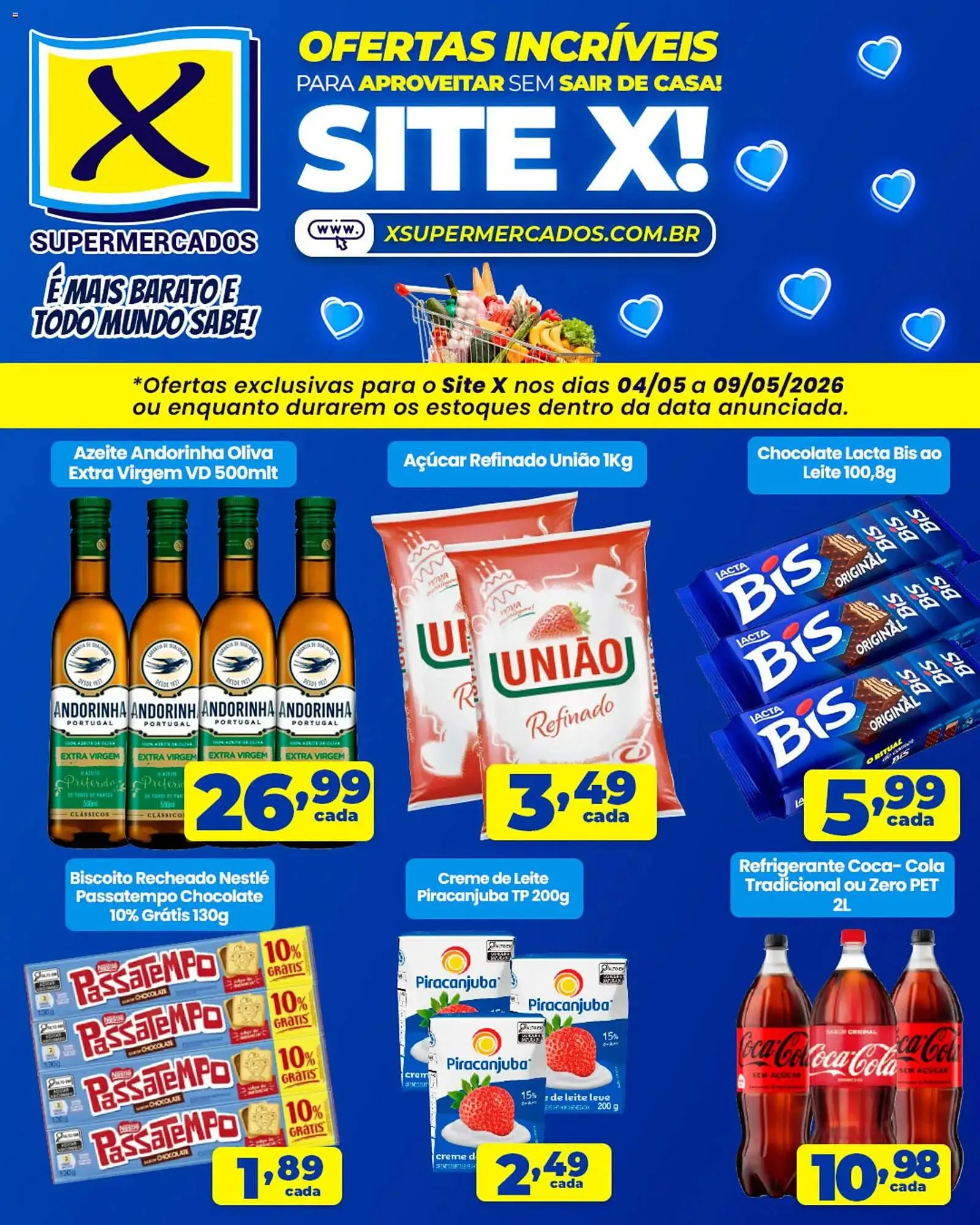 Encarte de Folheto X Supermercados 4 de maio até 9 de maio 2026 - Pagina 2