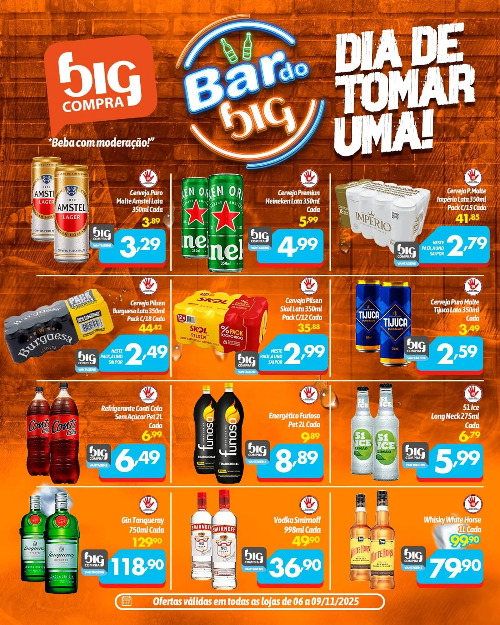 Encarte de Catálogo Supermercados Big Compra 6 de novembro até 9 de novembro 2025 - Pagina 1