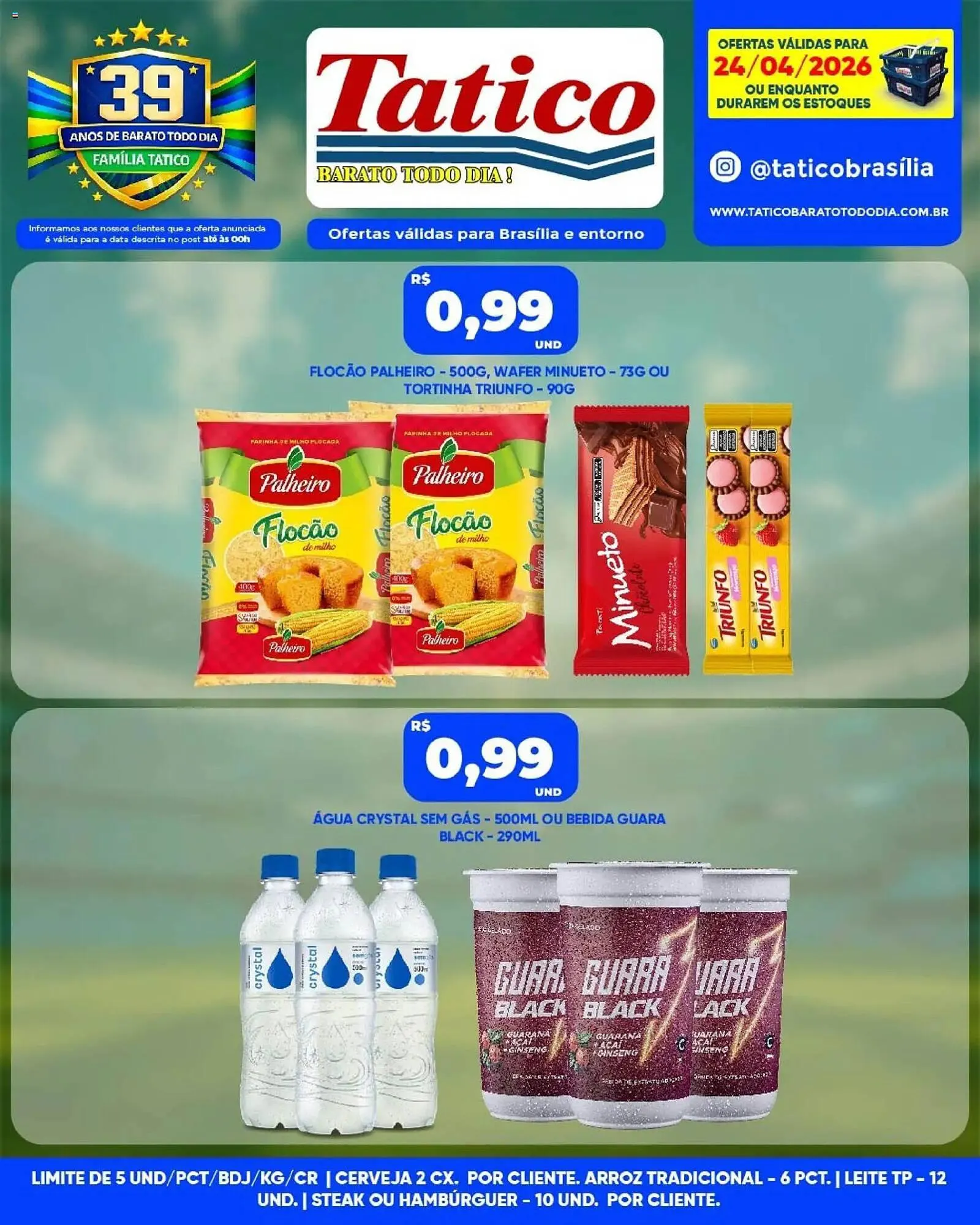 Encarte de Tabloide Tatico 24 de abril até 24 de abril 2026 - Pagina 1