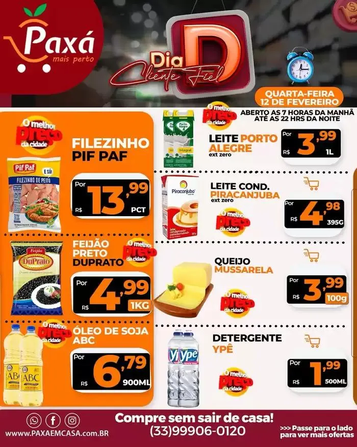 Encarte Paxá Supermercados - 1