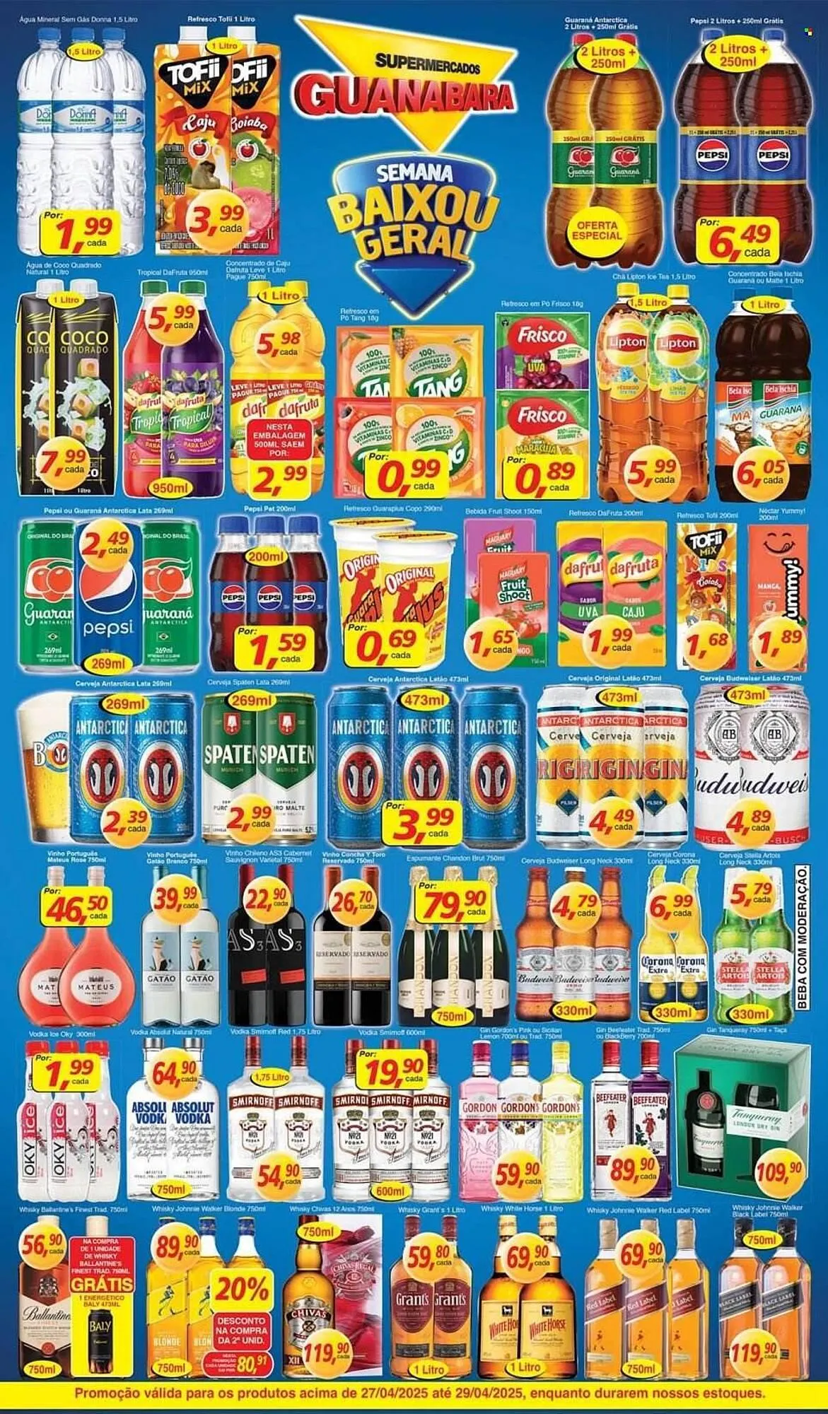 Encarte de Catálogo Supermercados Guanabara 27 de abril até 29 de abril 2025 - Pagina 4