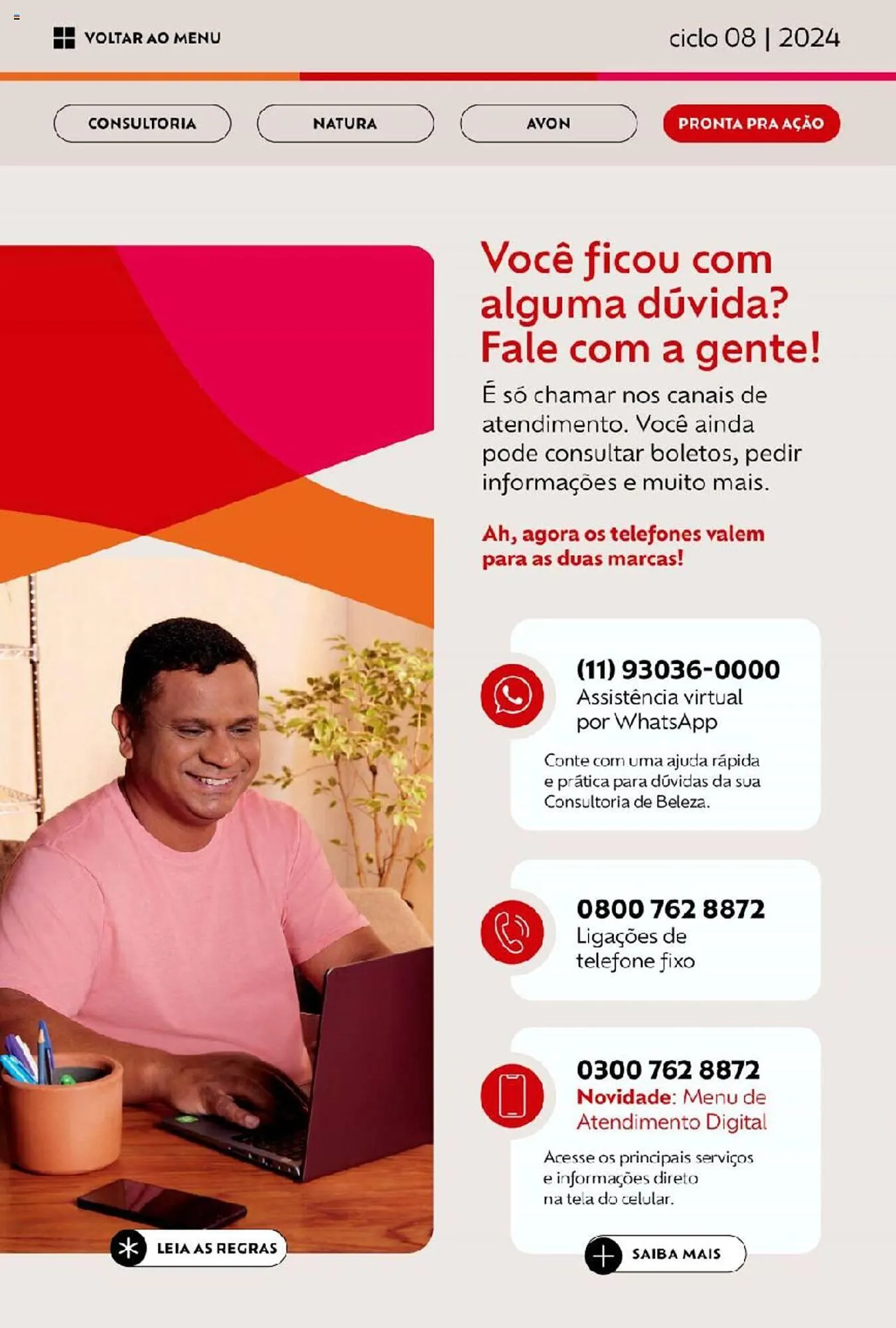 Encarte de Catálogo Avon 10 de abril até 8 de maio 2024 - Pagina 77