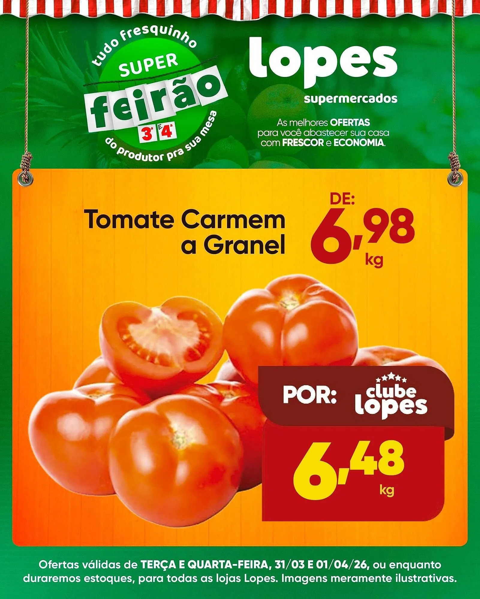 Encarte de Folheto Lopes Supermercados 31 de março até 1 de abril 2026 - Pagina 3