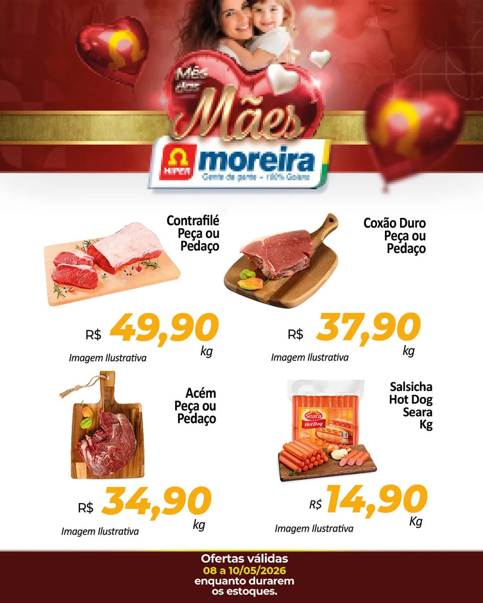 Encarte de Catálogo Hiper Moreira 8 de maio até 10 de maio 2026 - Pagina 1