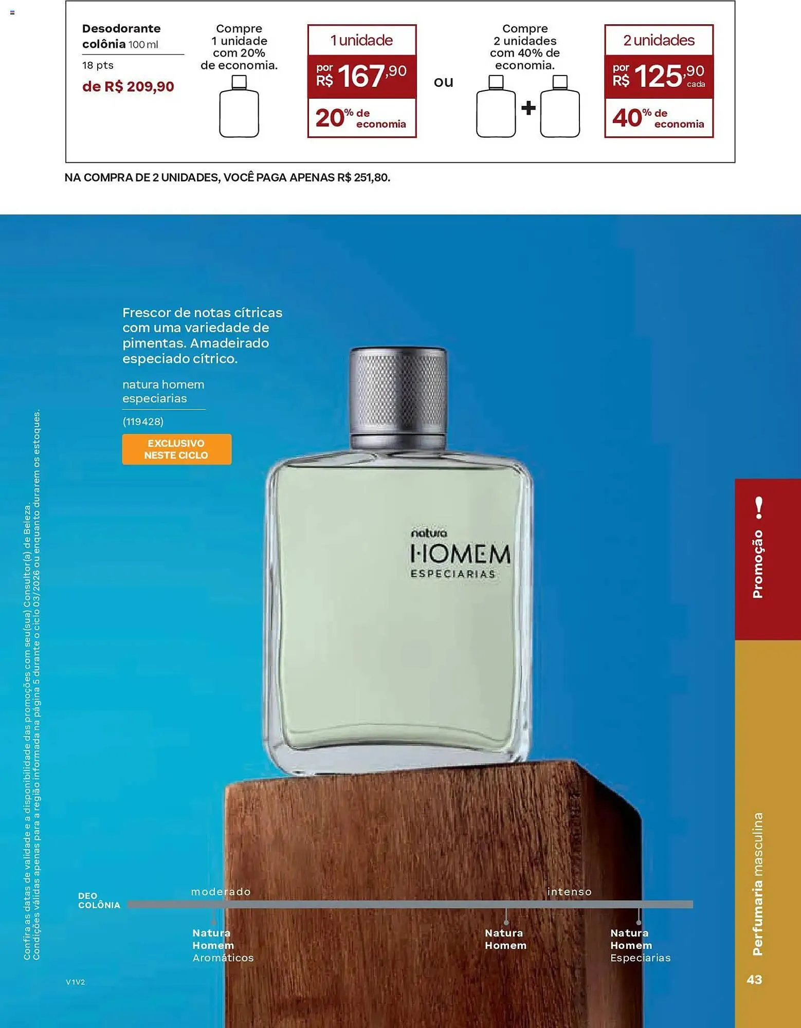 Encarte de Catálogo Natura 4 de fevereiro até 25 de fevereiro 2026 - Pagina 43