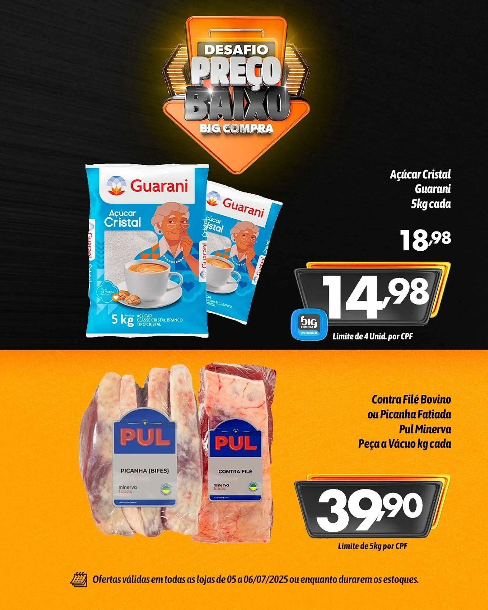 Encarte de Catálogo Supermercados Big Compra 5 de julho até 6 de julho 2025 - Pagina 2