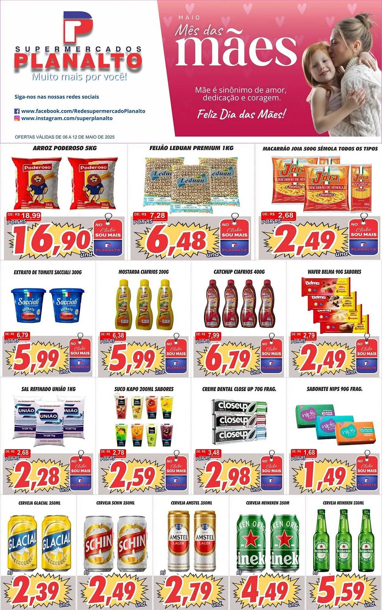 Encarte de Catálogo Supermercados Planalto 6 de maio até 12 de maio 2025 - Pagina 1