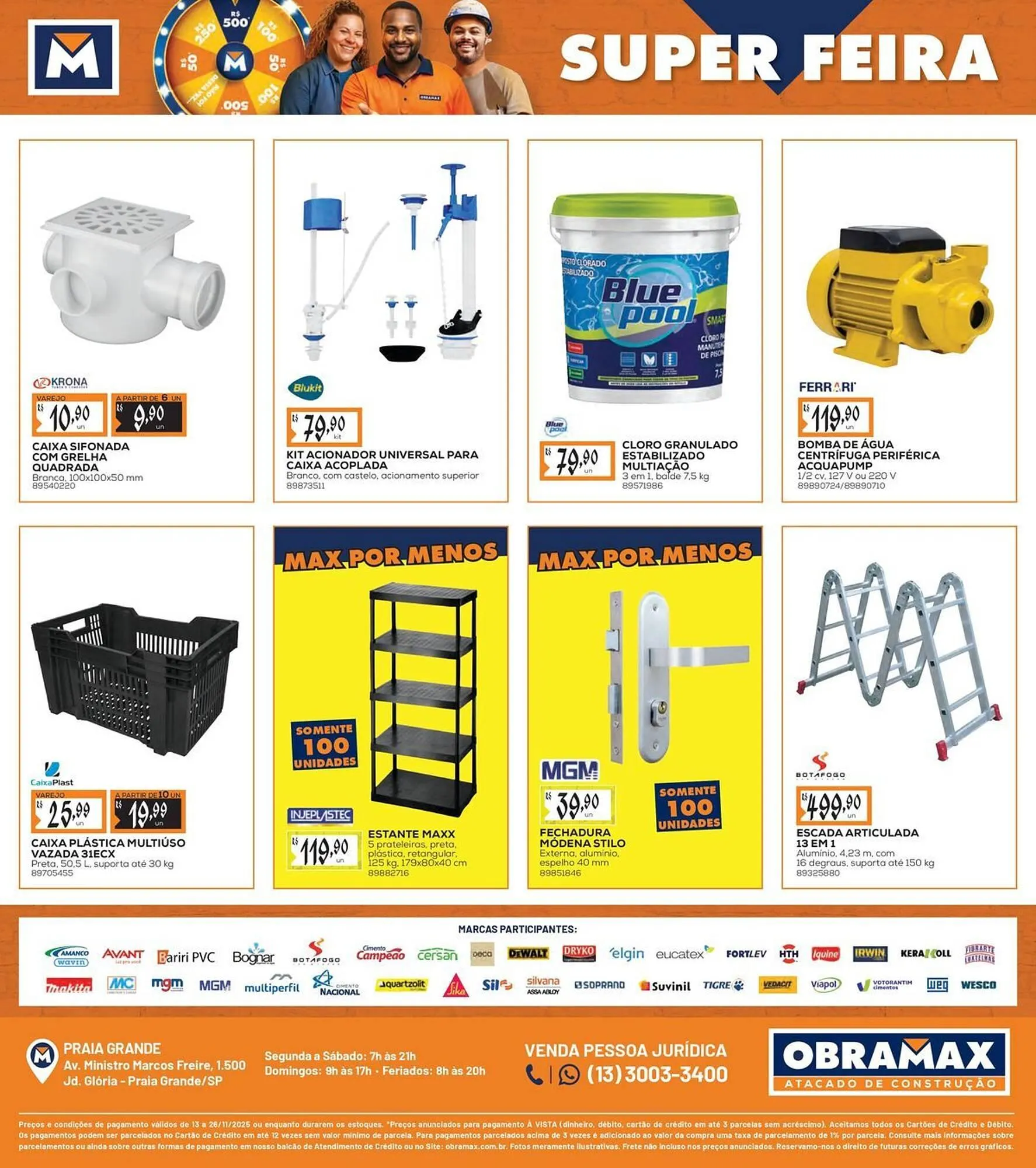 Encarte de Encarte Obramax 13 de novembro até 26 de novembro 2025 - Pagina 4