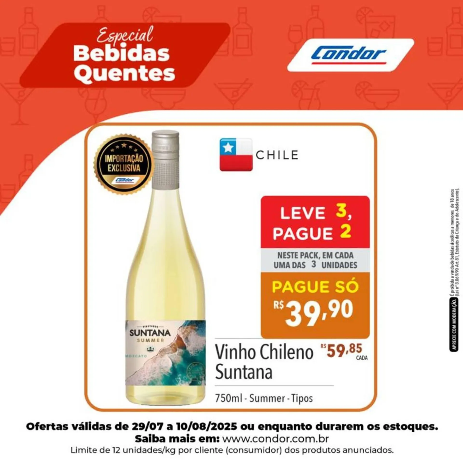 Encarte de Catálogo Supermercados Condor 29 de julho até 10 de agosto 2025 - Pagina 6