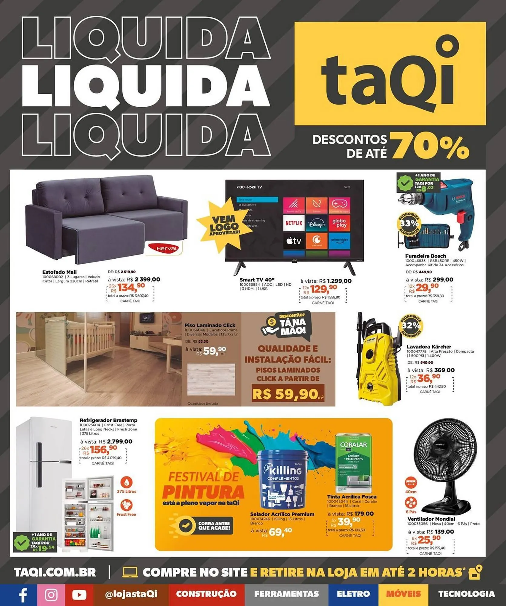 Encarte de Folheto Lojas TaQi 29 de dezembro até 11 de janeiro 2026 - Pagina 1