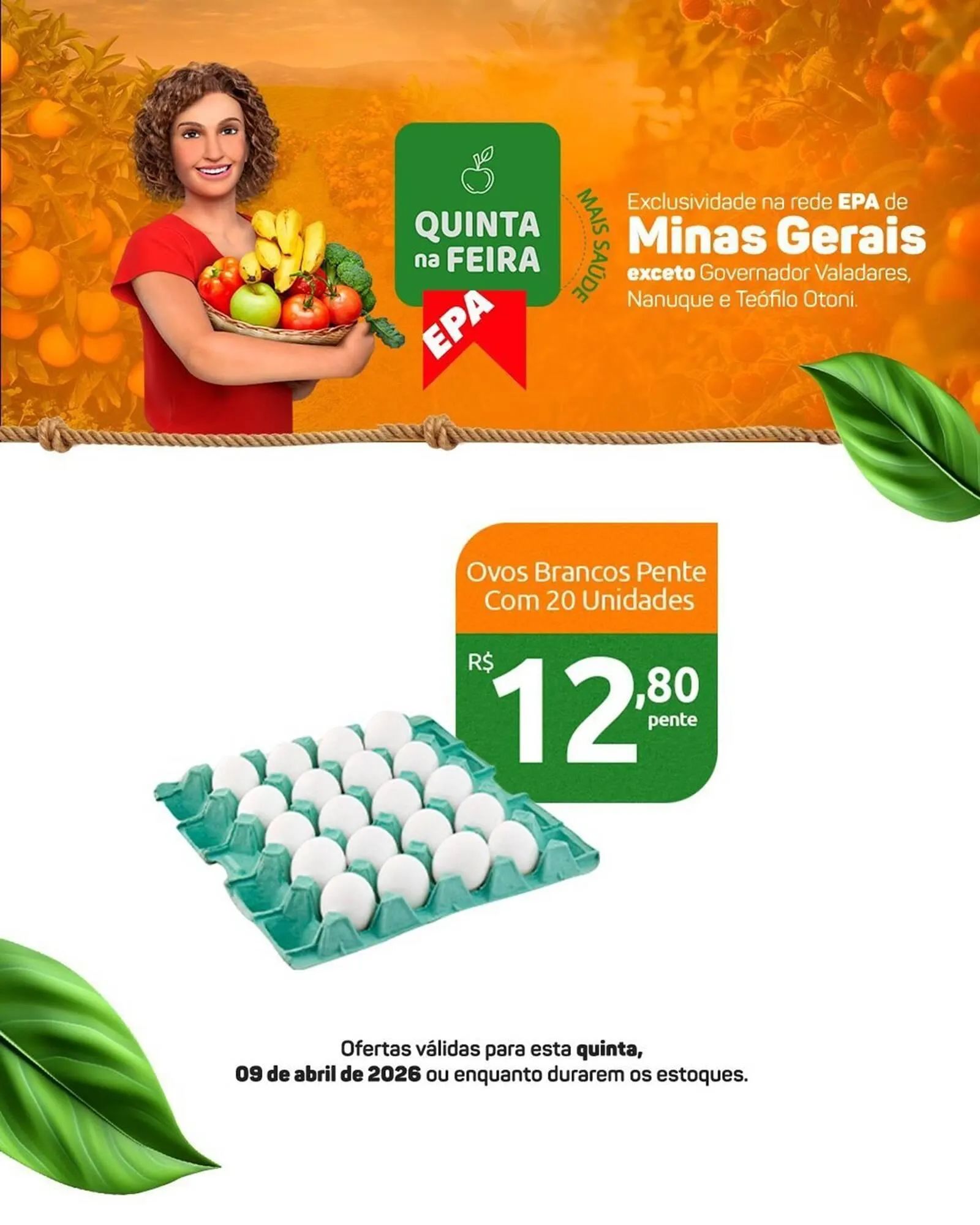 Encarte de Folheto Epa 9 de abril até 9 de abril 2026 - Pagina 1