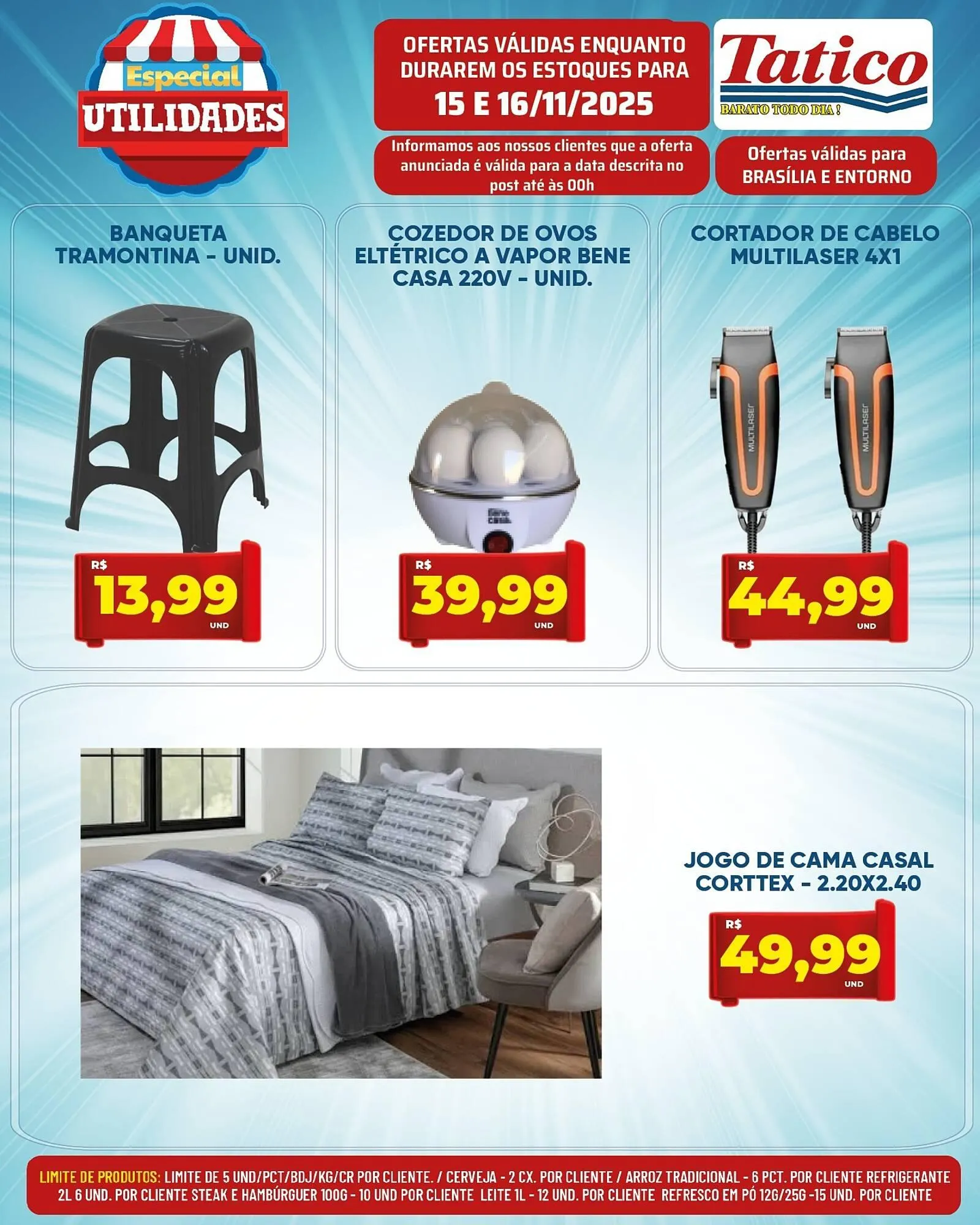 Encarte de Tabloide Tatico 15 de novembro até 16 de novembro 2025 - Pagina 1