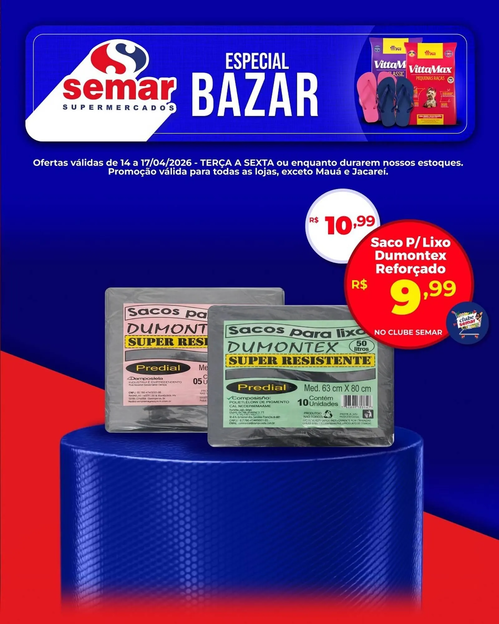 Encarte de Folheto Semar Supermercado 14 de abril até 17 de abril 2026 - Pagina 3