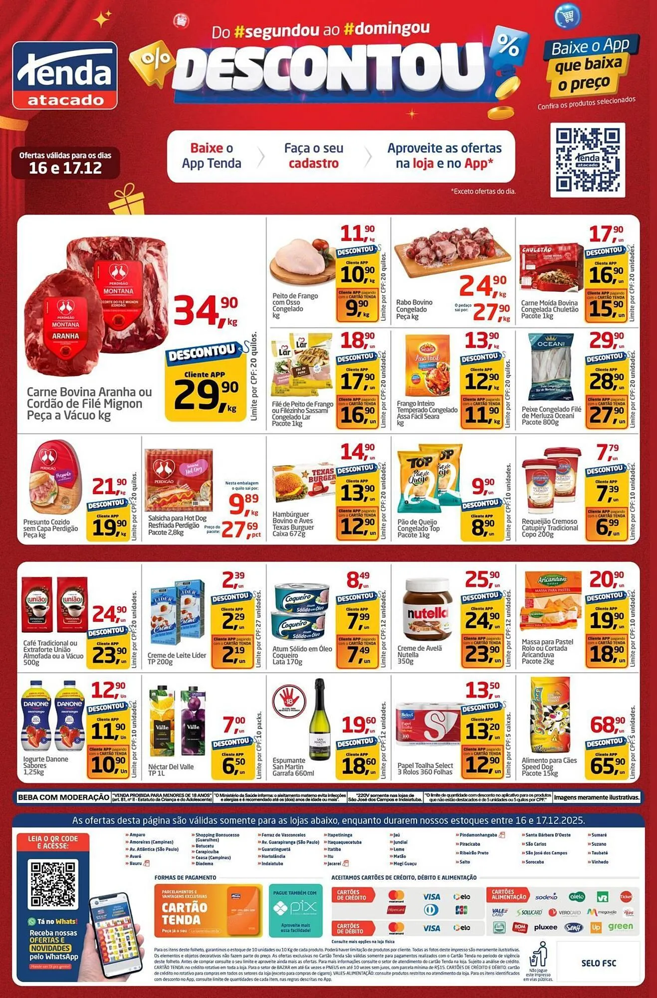 Encarte de Folheto Tenda Atacado 16 de dezembro até 17 de dezembro 2025 - Pagina 2
