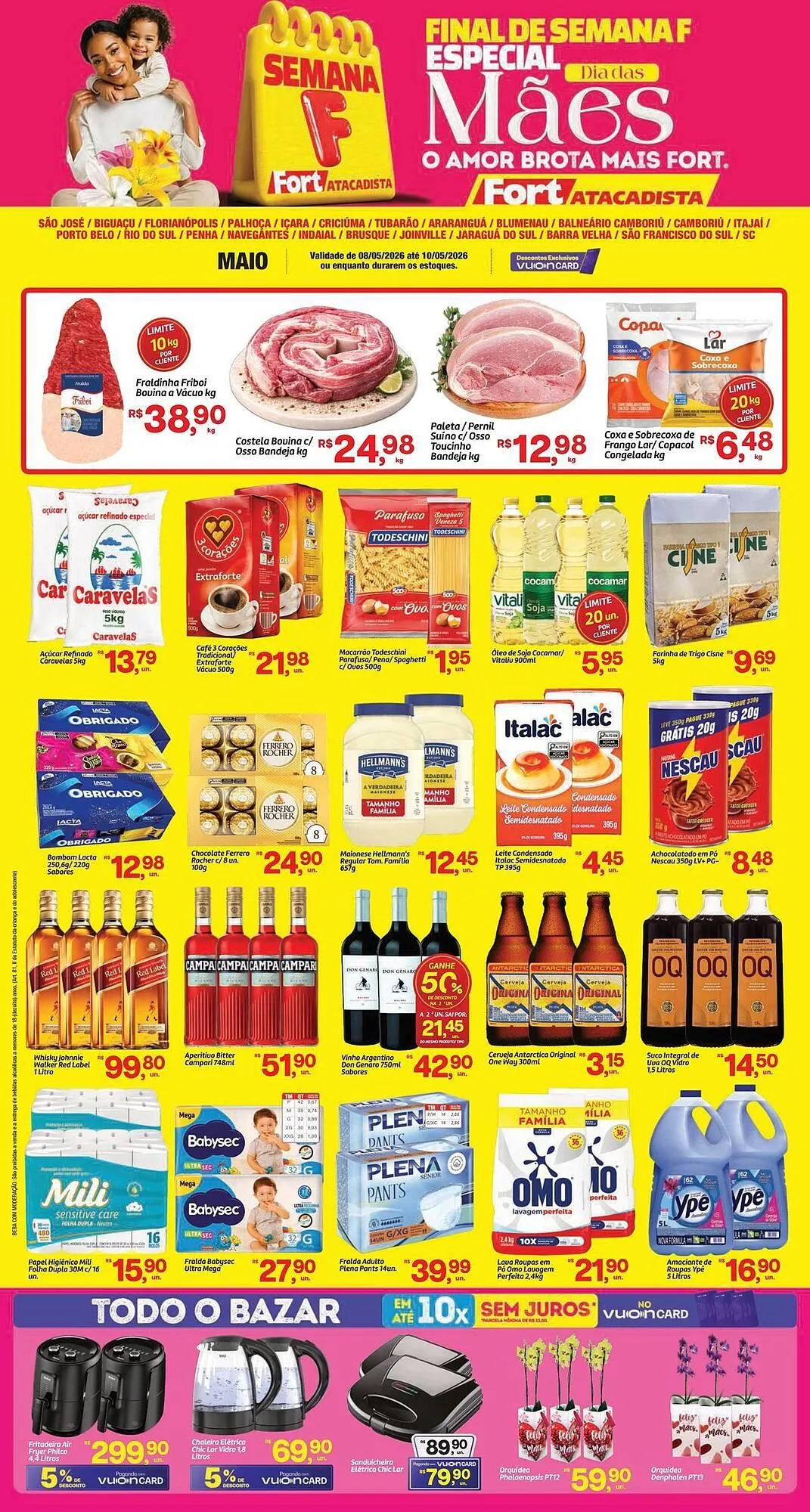Encarte de Tabloide Fort Atacadista 8 de maio até 10 de maio 2026 - Pagina 1