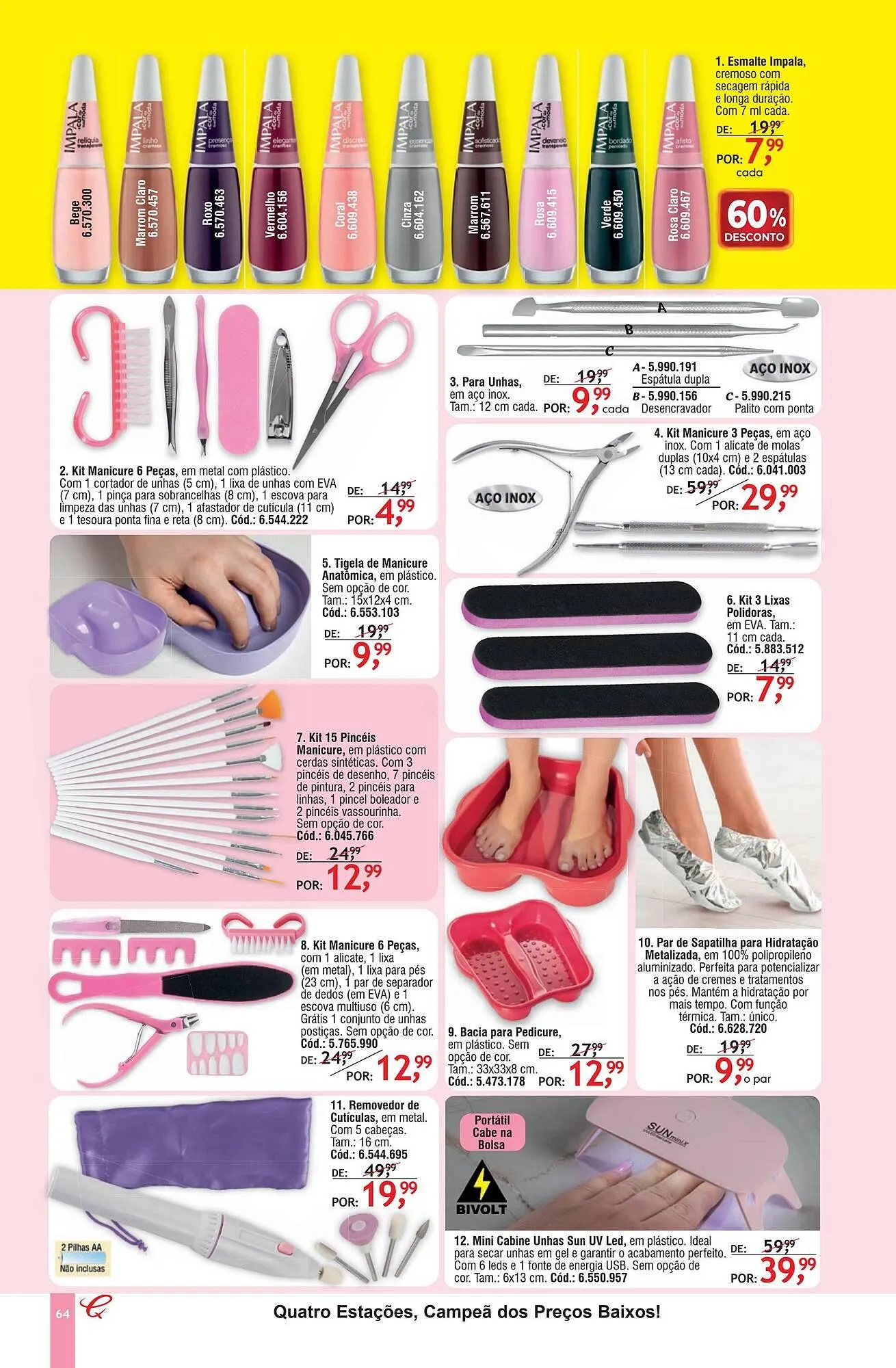 Encarte de Revista Quatro Estações 30 de março até 7 de julho 2026 - Pagina 60