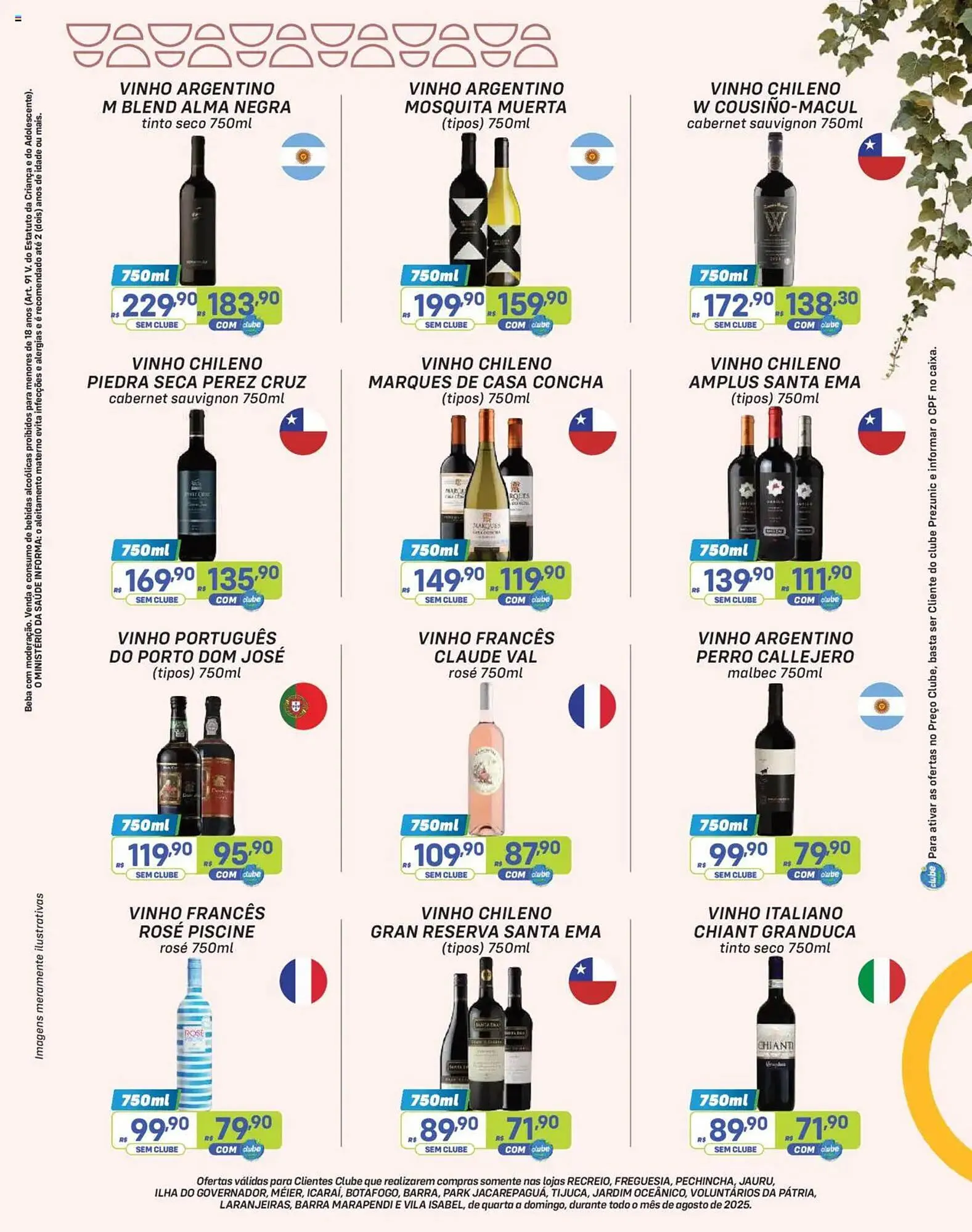 Encarte de Catálogo Prezunic 1 de agosto até 31 de agosto 2025 - Pagina 3