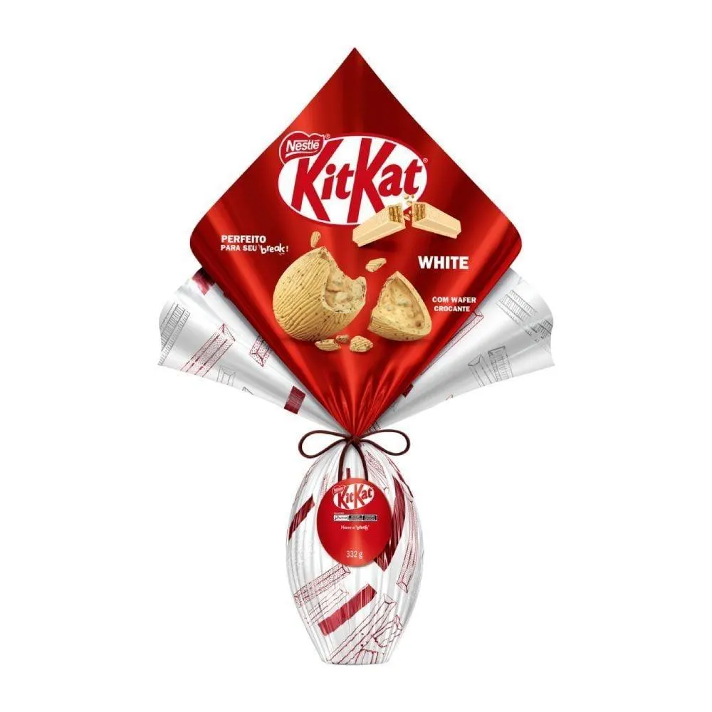 Ovo De Páscoa Kit Kat Branco 332G - Nestlé