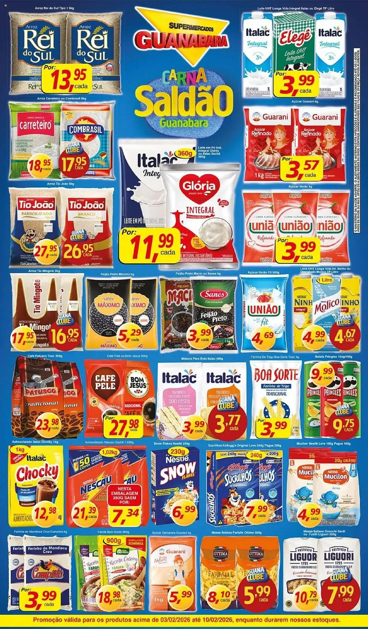 Encarte de Encarte Supermercados Guanabara 3 de fevereiro até 10 de fevereiro 2026 - Pagina 2