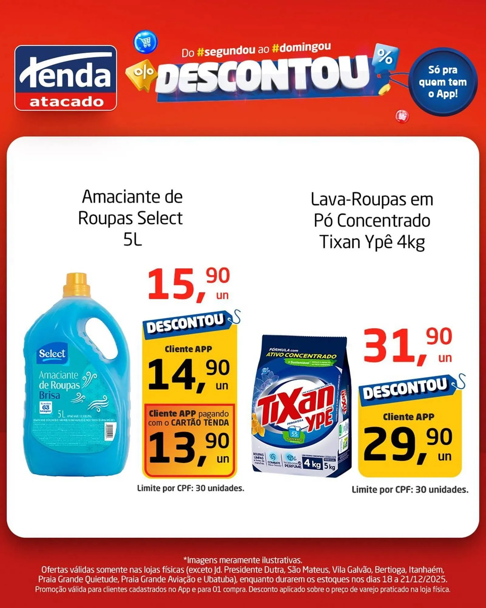 Encarte de Folheto Tenda Atacado 19 de dezembro até 21 de dezembro 2025 - Pagina 2