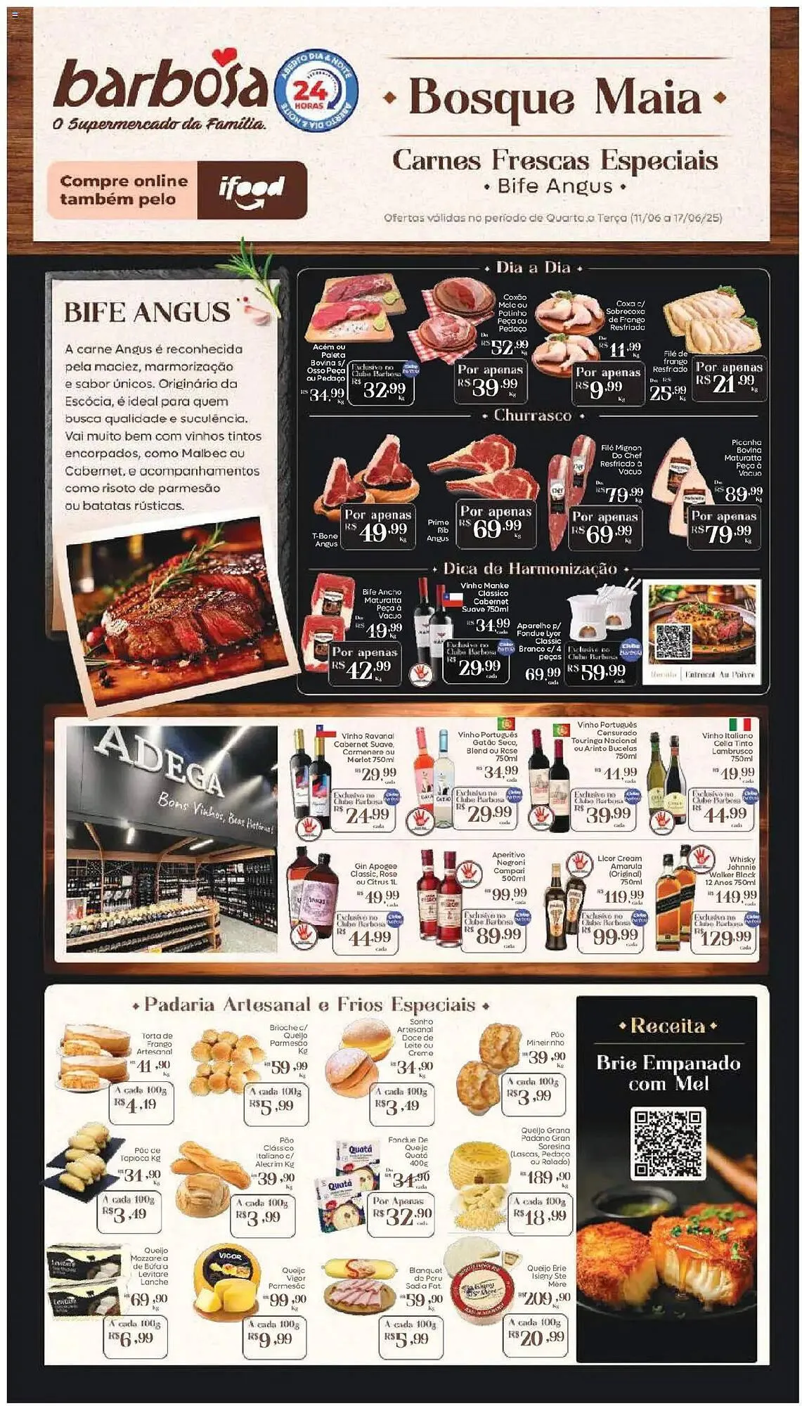 Encarte de Catálogo Barbosa Supermercados 11 de junho até 17 de junho 2025 - Pagina 1