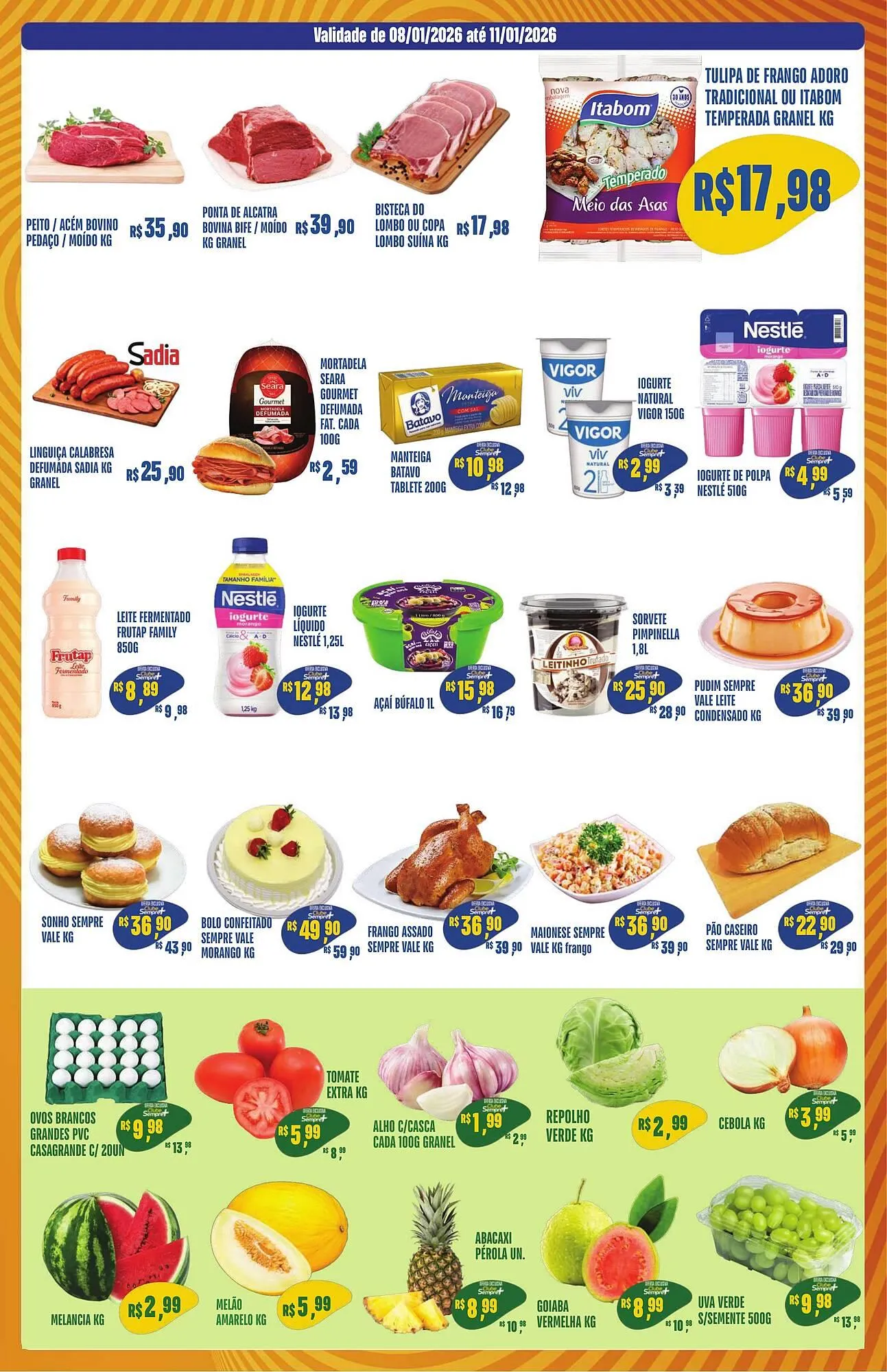 Encarte de Catálogo Sempre Vale Supermercados 8 de janeiro até 11 de janeiro 2026 - Pagina 2