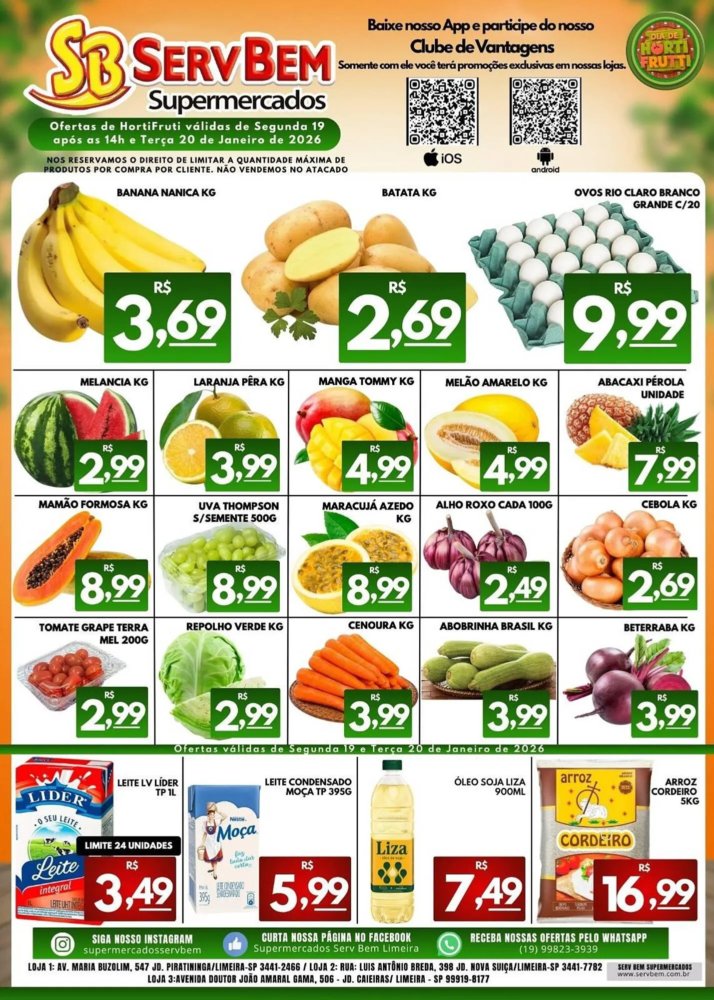 Encarte de Catálogo ServBem 19 de janeiro até 20 de janeiro 2026 - Pagina 1