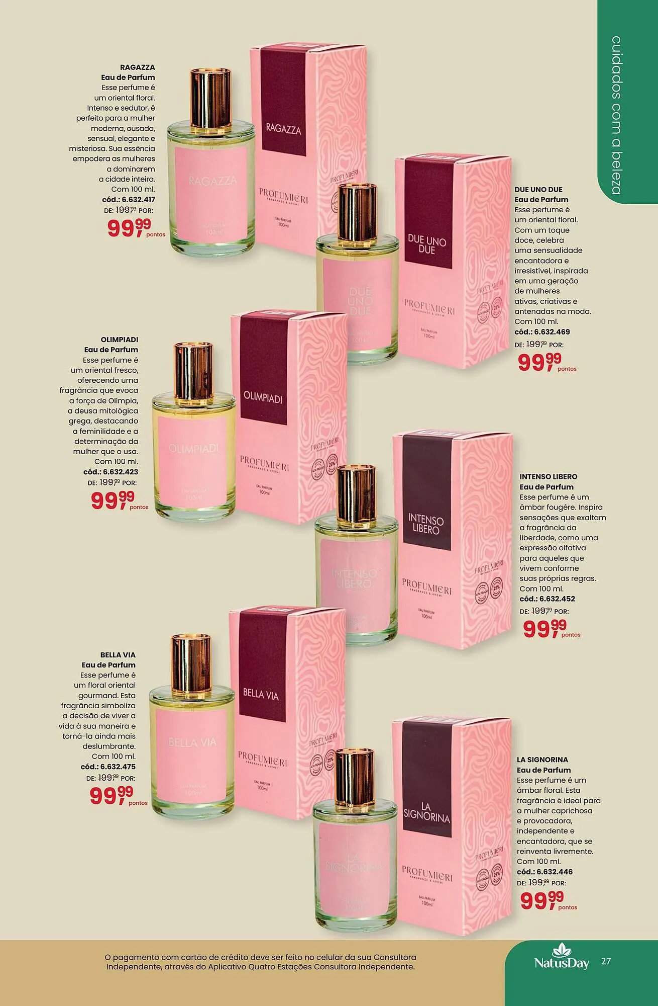 Encarte de Catálogo Quatro Estações 10 de março até 30 de junho 2025 - Pagina 27