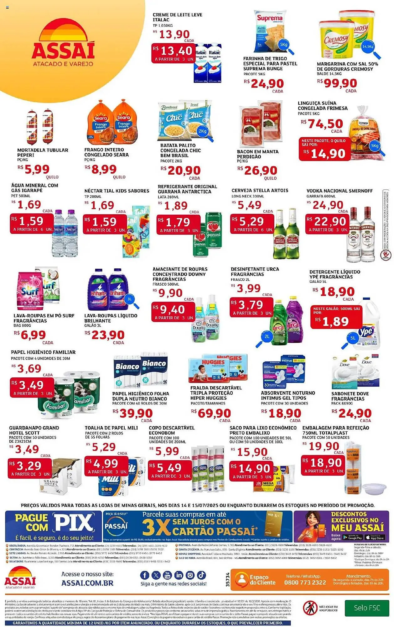 Encarte de Catálogo Assaí Atacadista 14 de julho até 15 de julho 2025 - Pagina 2