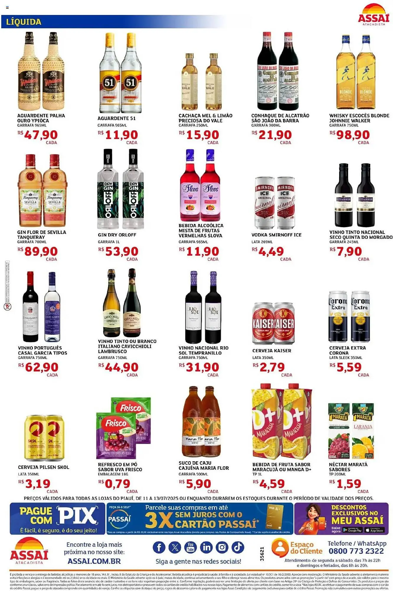 Encarte de Catálogo Assaí Atacadista 11 de julho até 13 de julho 2025 - Pagina 2