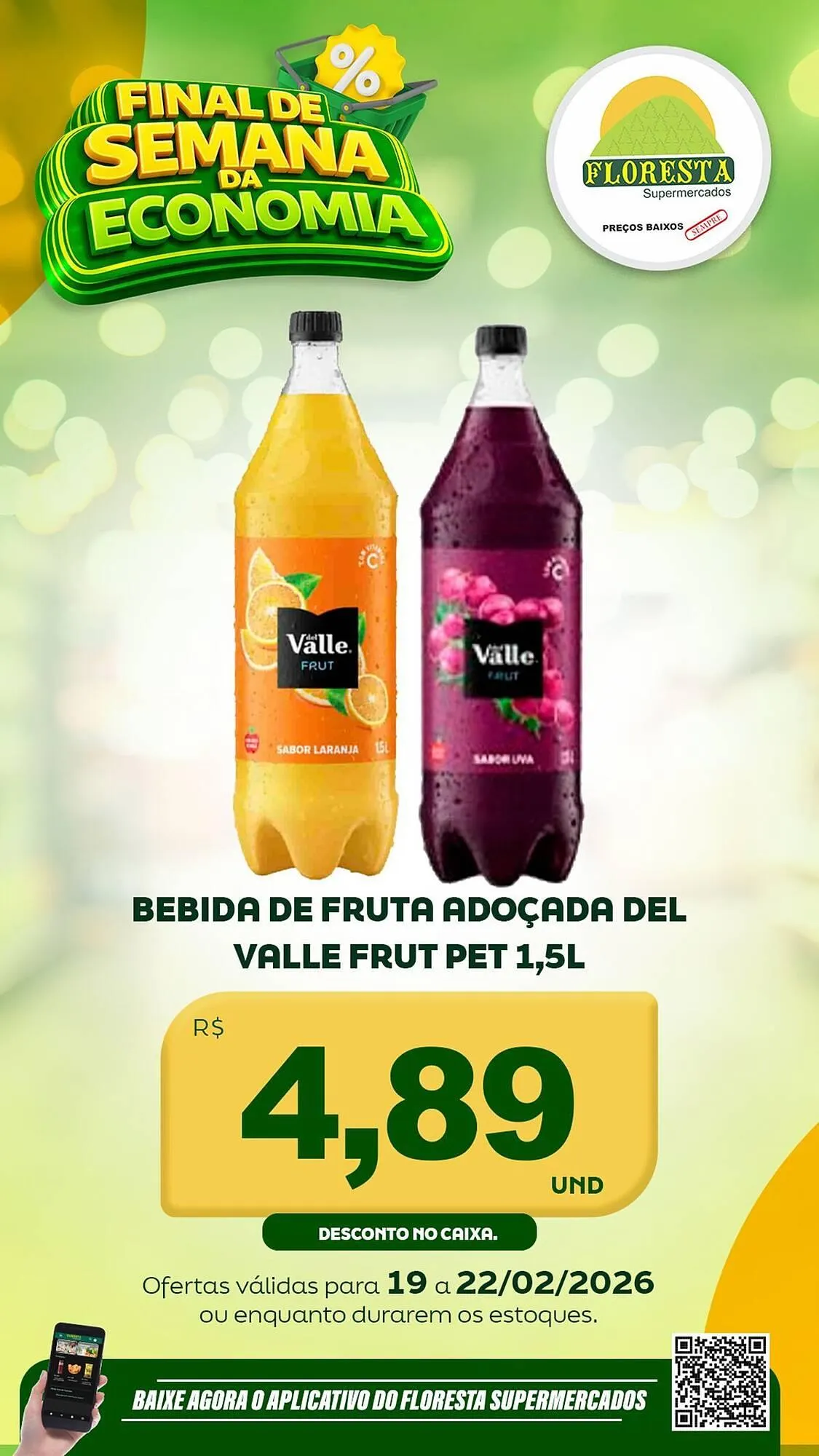 Encarte de Catálogo Floresta Supermercados 19 de fevereiro até 22 de fevereiro 2026 - Pagina 39