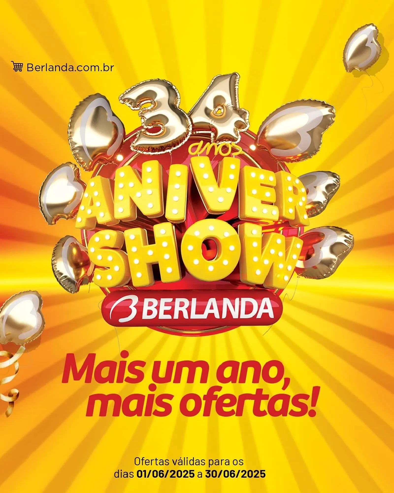 Encarte de Catálogo Berlanda 2 de junho até 30 de junho 2025 - Pagina 1