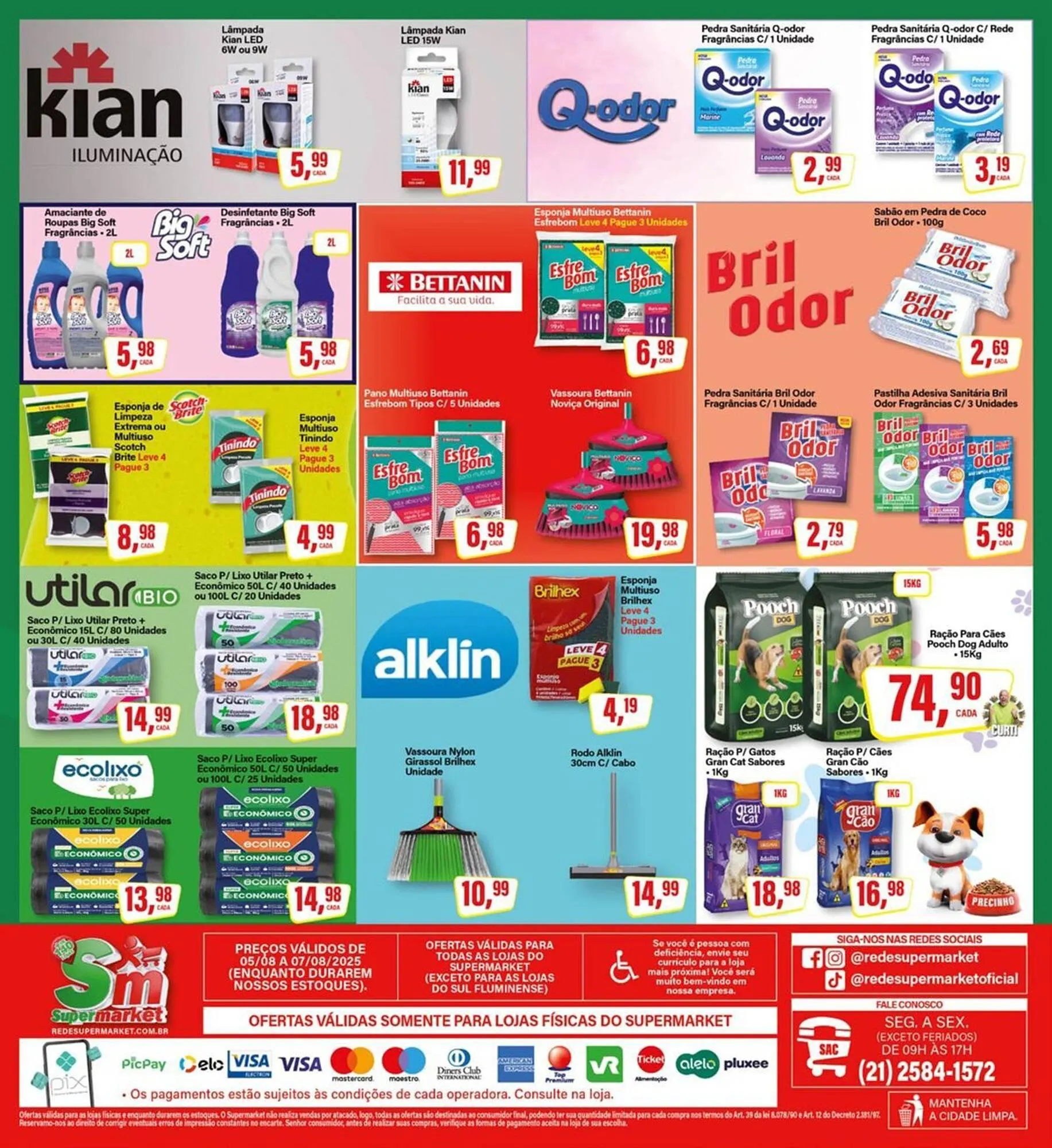 Encarte de Catálogo Rede Supermarket 5 de agosto até 7 de agosto 2025 - Pagina 19