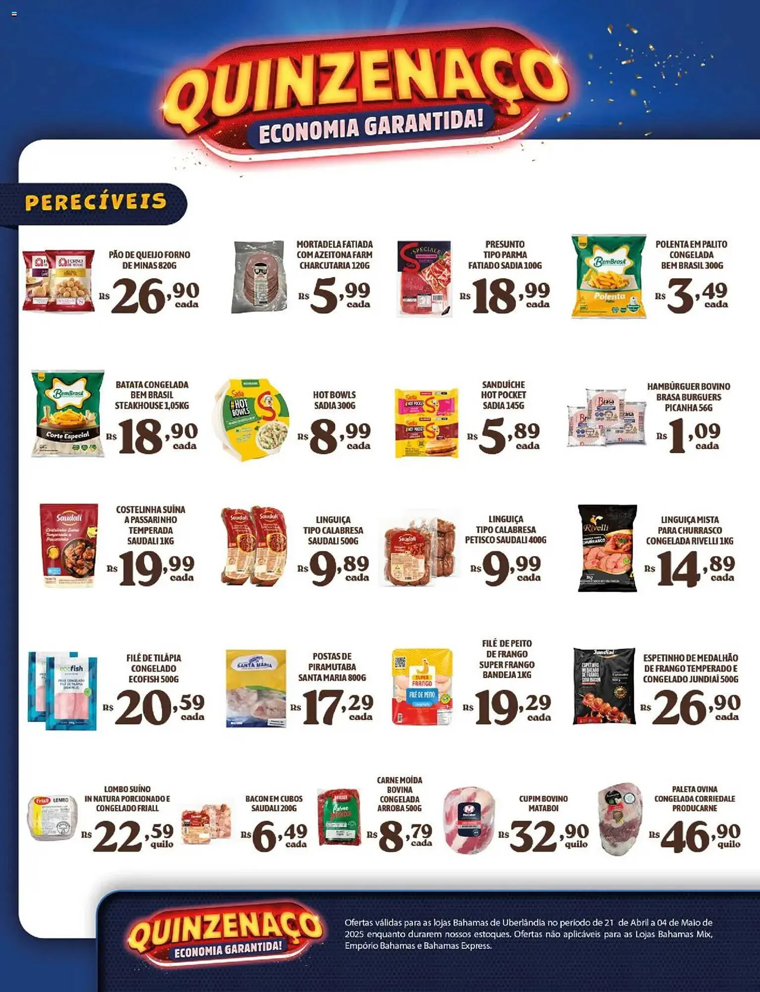 Encarte de Catálogo Bahamas Supermercados 21 de abril até 4 de maio 2025 - Pagina 14