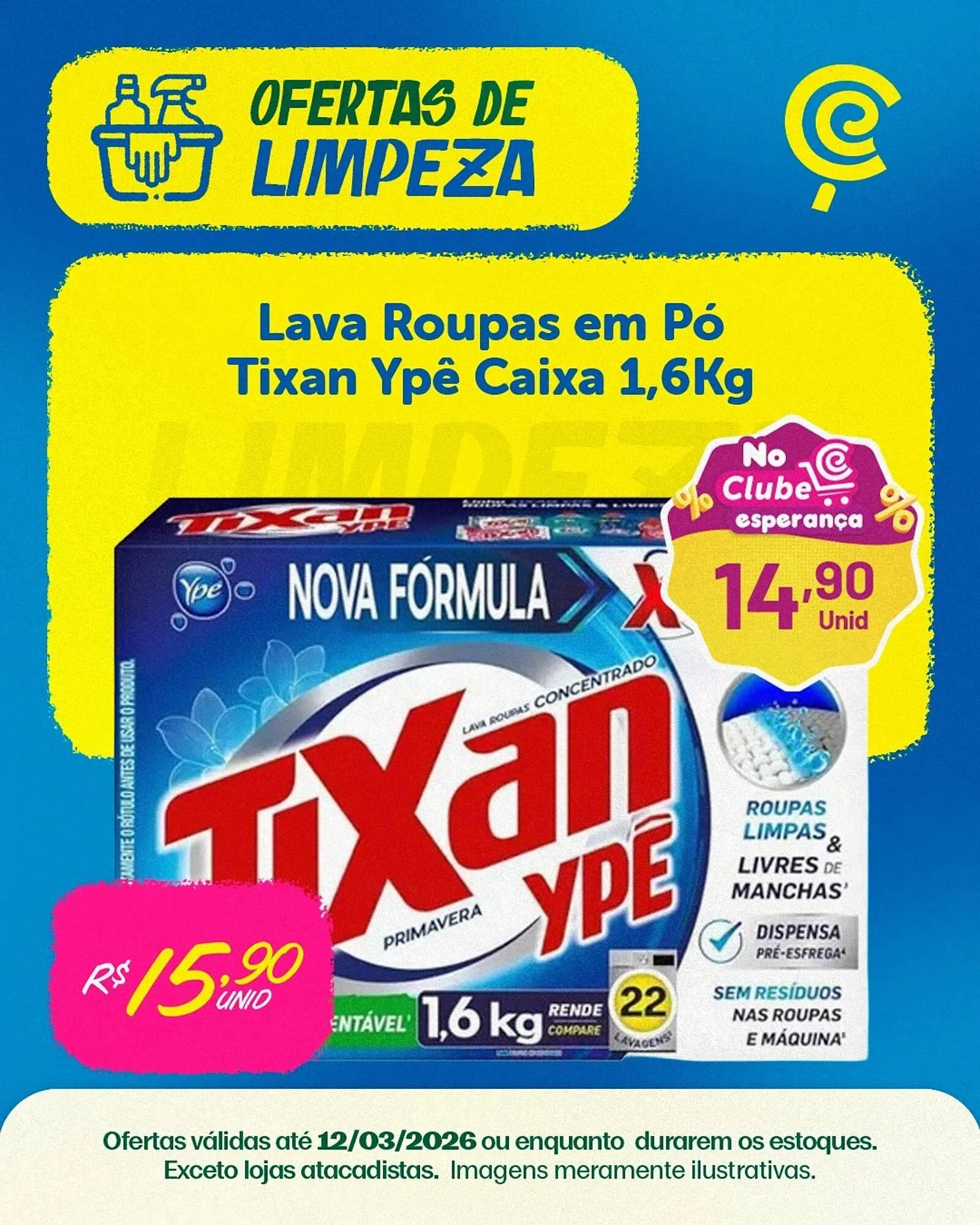 Encarte de Folheto Comercial Esperança 9 de março até 12 de março 2026 - Pagina 1