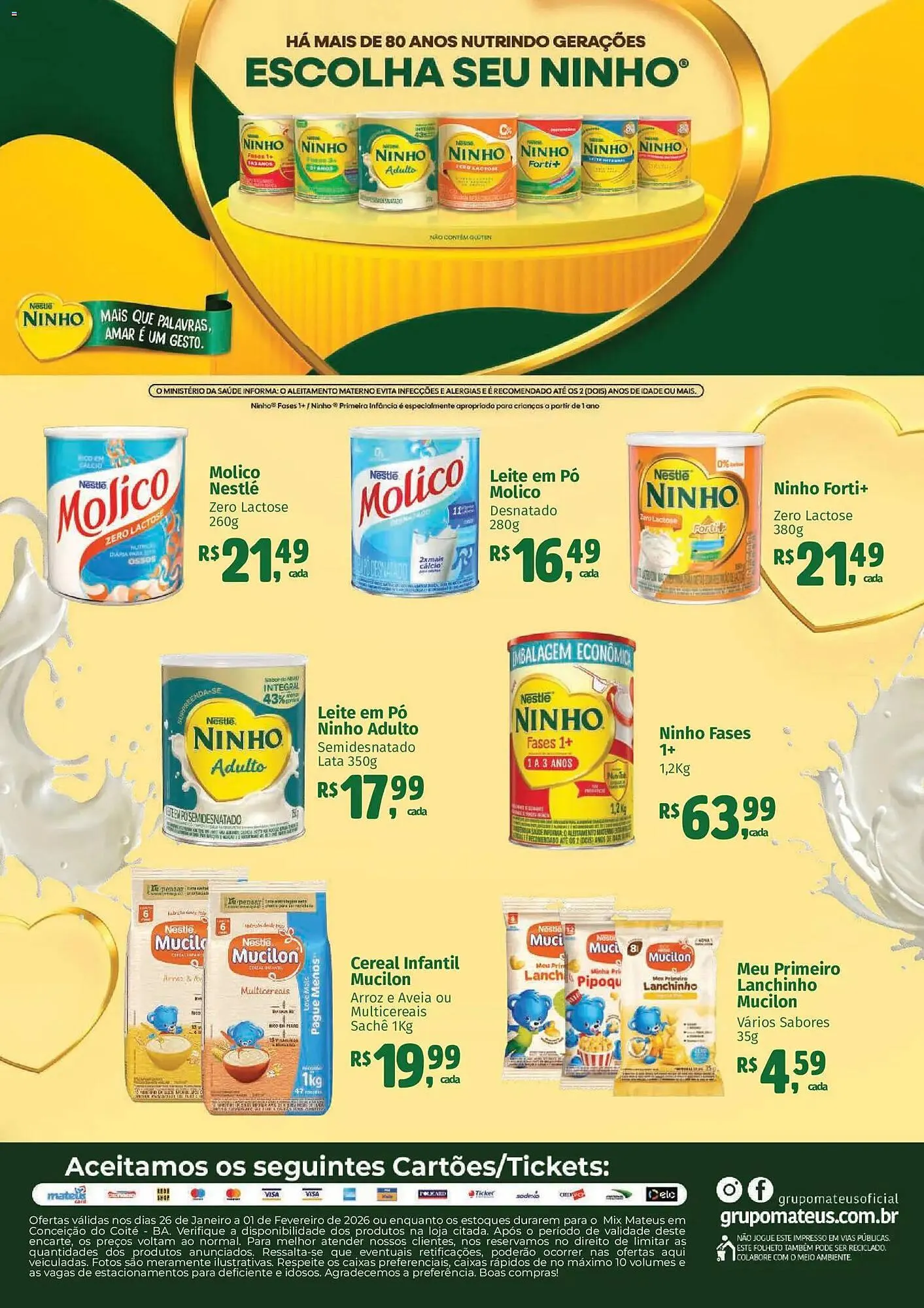 Encarte de Catálogo Supermercados Mateus 26 de janeiro até 1 de fevereiro 2026 - Pagina 2