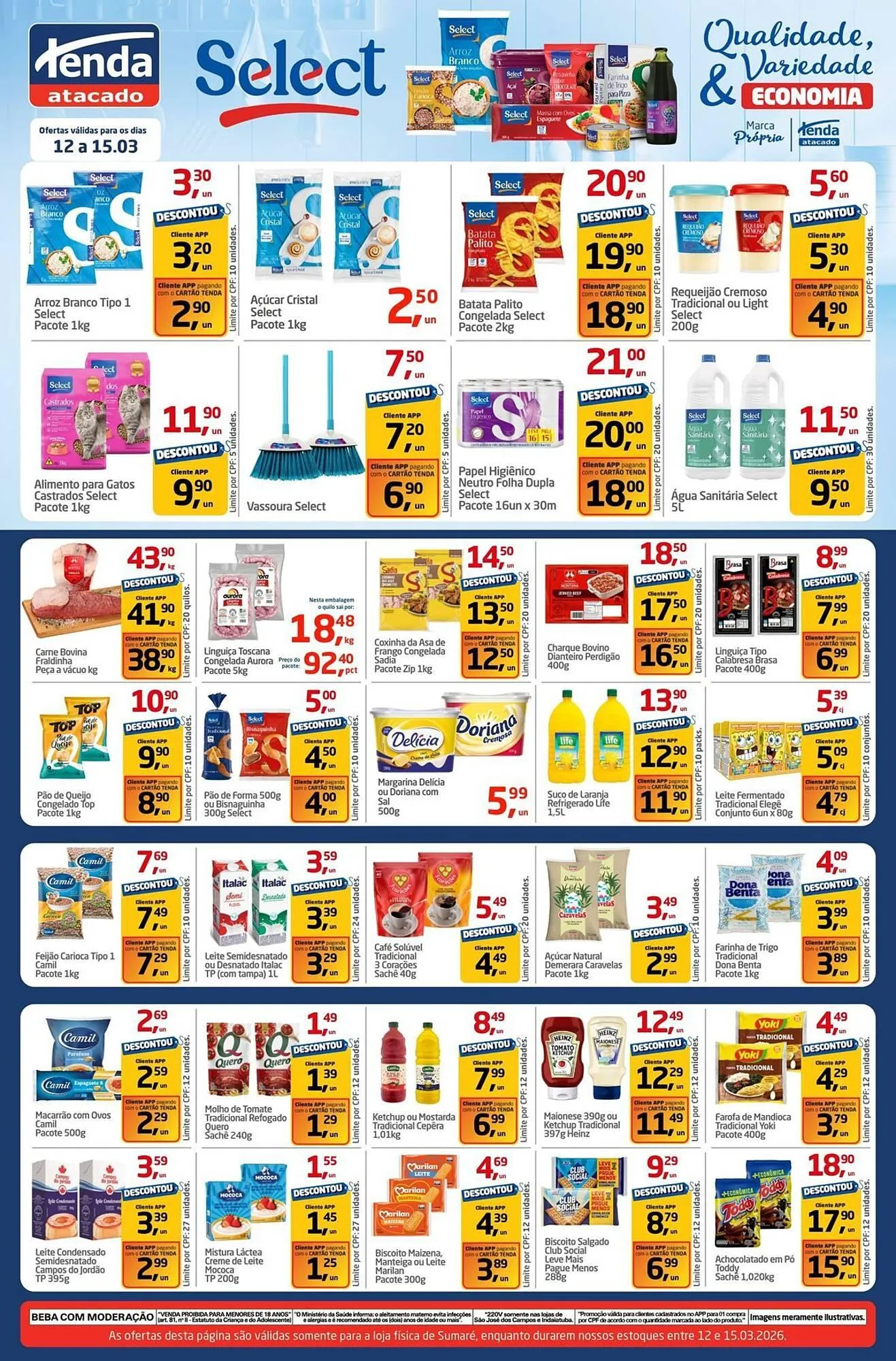 Encarte de Folheto Tenda Atacado 12 de março até 15 de março 2026 - Pagina 3