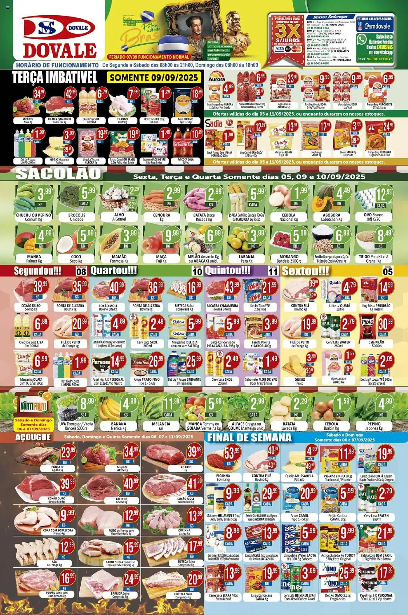 Encarte de Folheto Dovale 5 de setembro até 11 de setembro 2025 - Pagina 1
