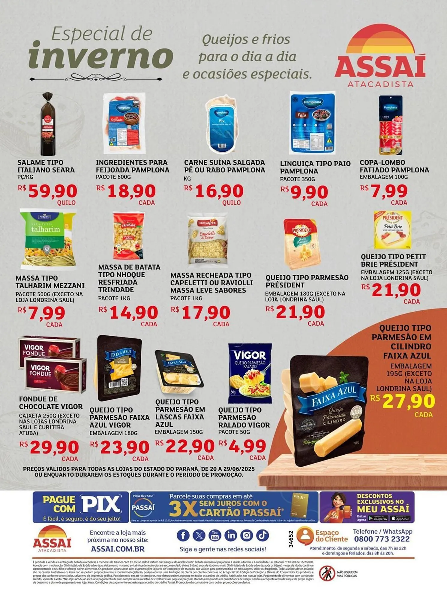 Encarte de Catálogo Assaí Atacadista 20 de junho até 29 de junho 2025 - Pagina 4