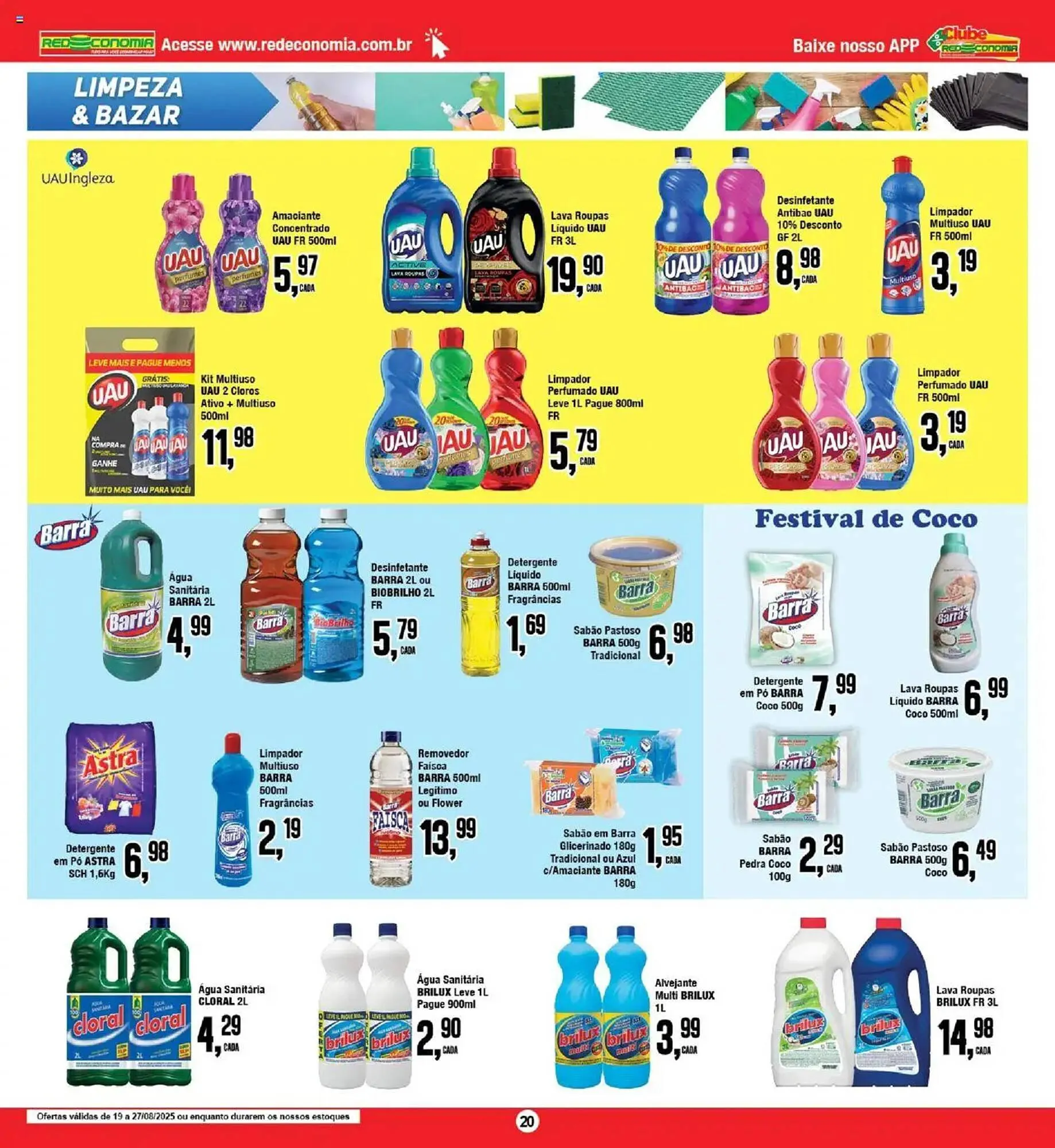 Encarte de Catálogo Redeconomia 19 de agosto até 27 de agosto 2025 - Pagina 20